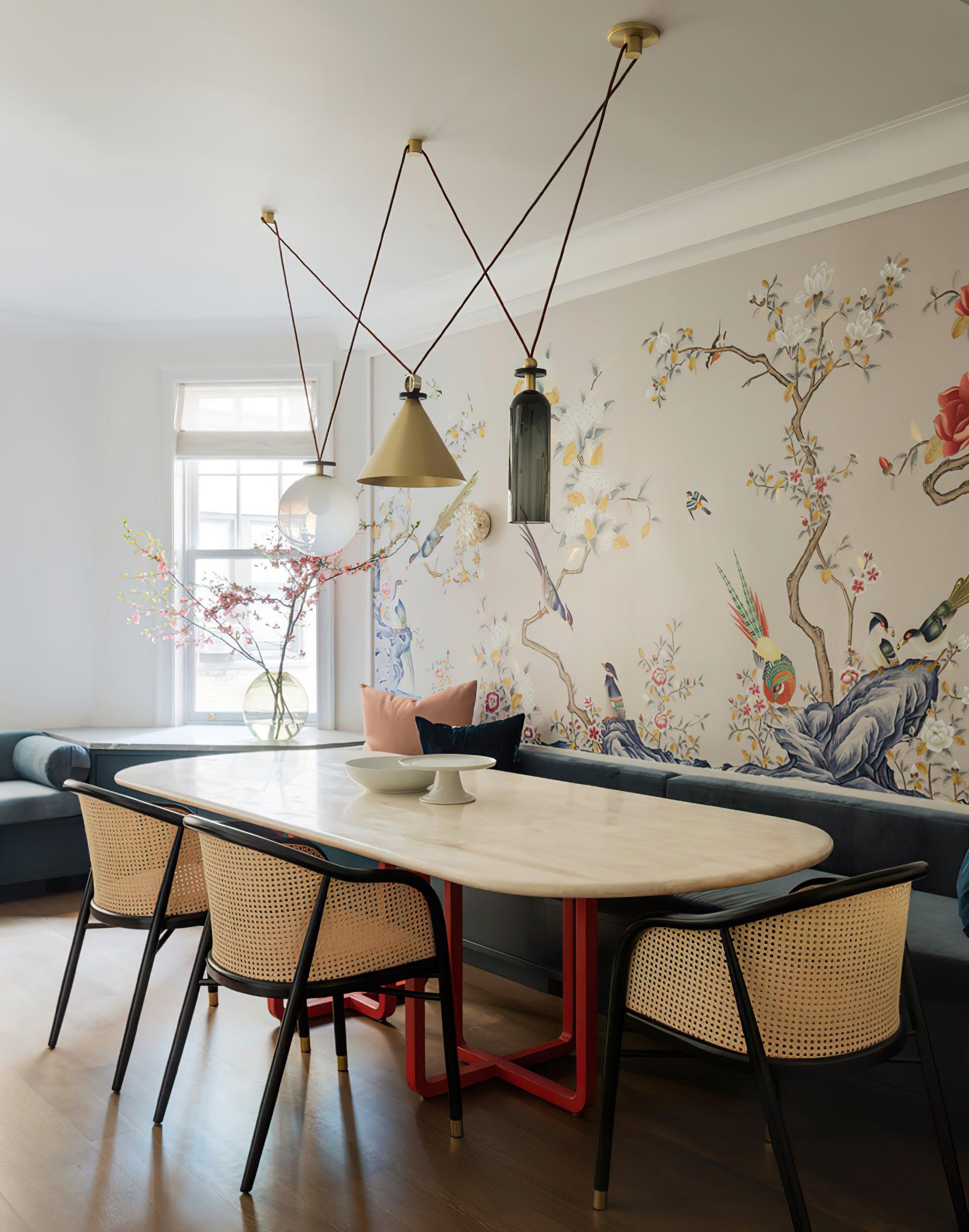 Lustra Kronleuchter Geometrische Form Kunst-Letslighting