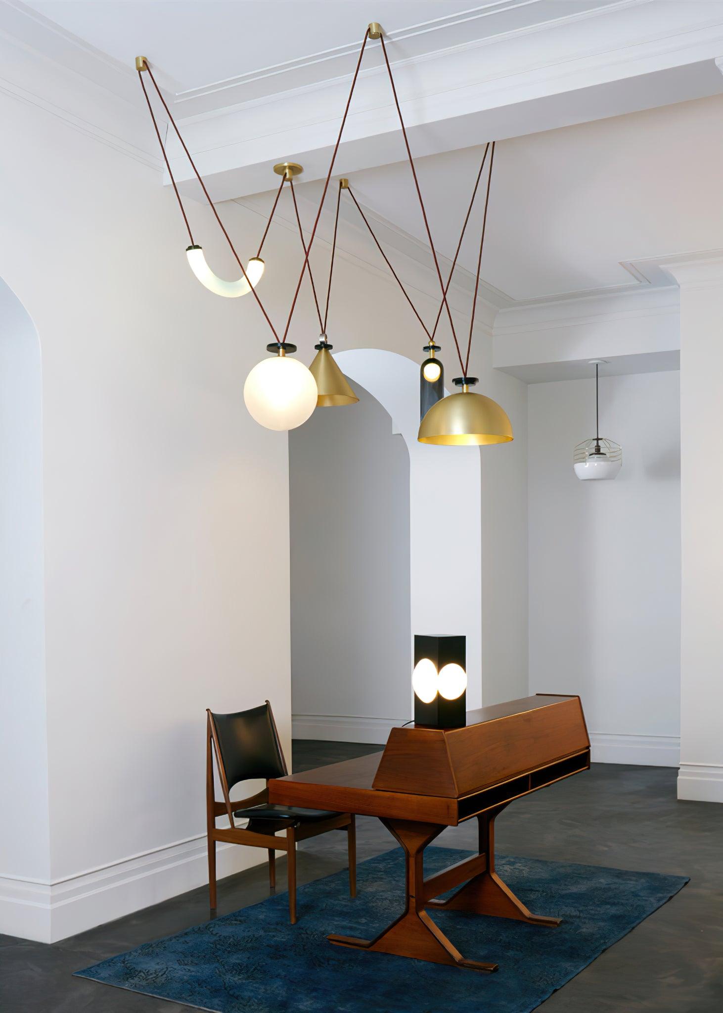 Lustra Kronleuchter Geometrische Form Kunst-Letslighting