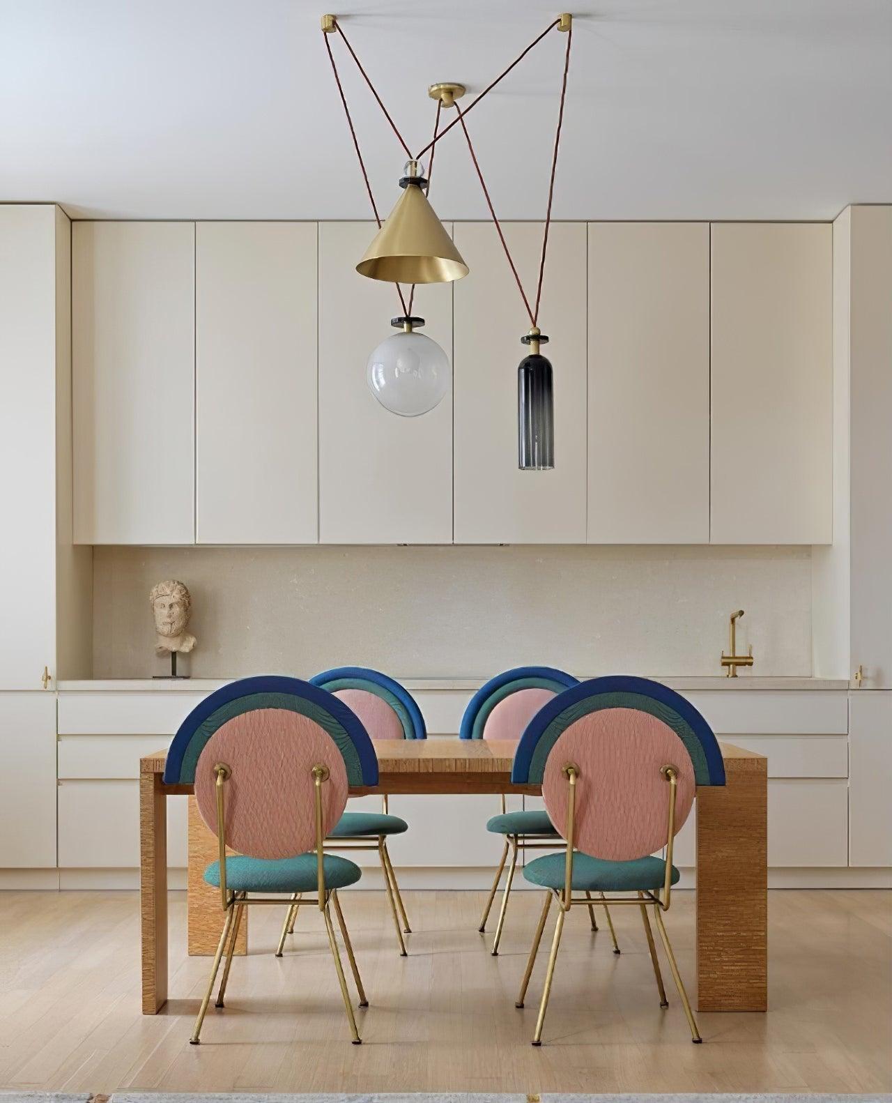 Lustra Kronleuchter Geometrische Form Kunst-Letslighting