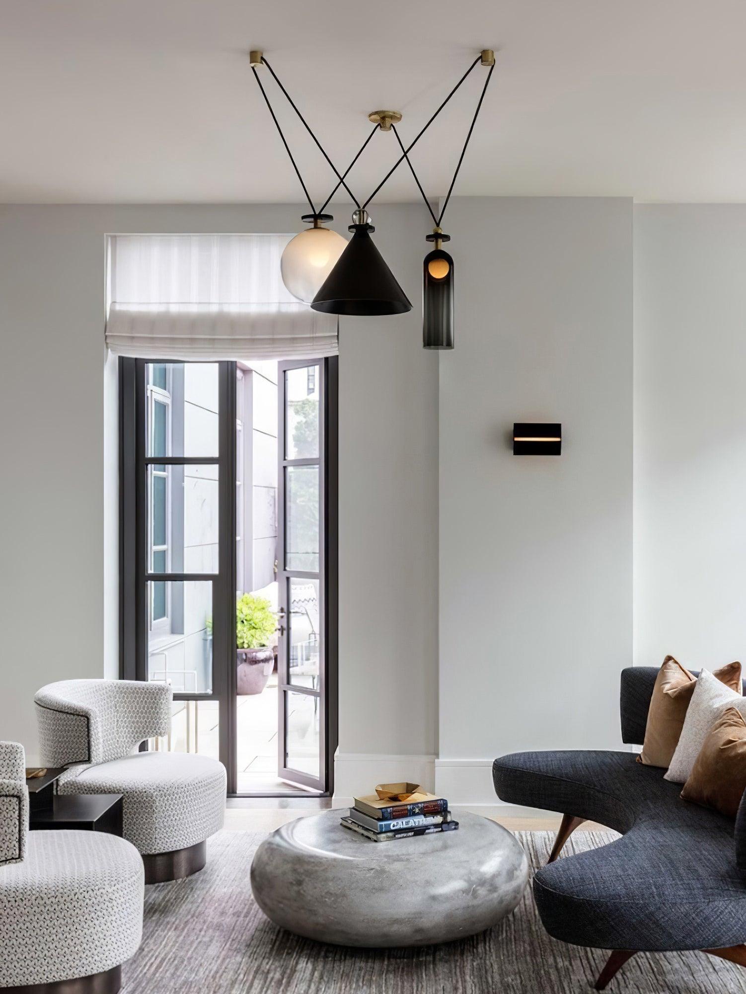 Lustra Kronleuchter Geometrische Form Kunst-Letslighting