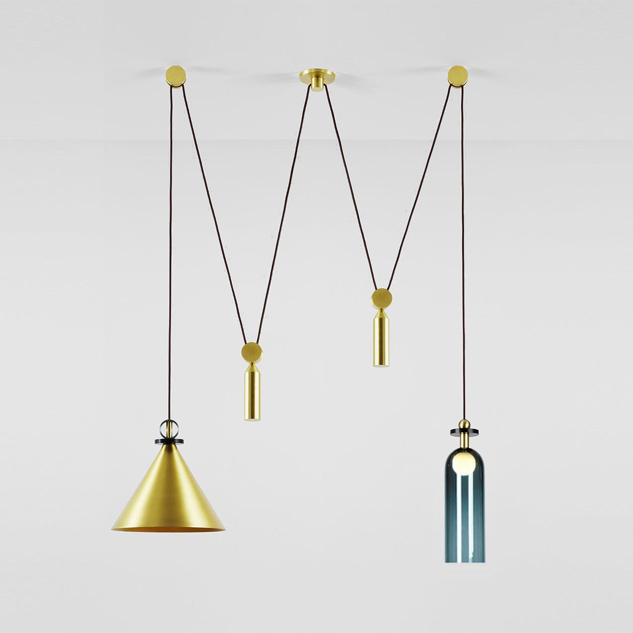 Lustra Kronleuchter Geometrische Form Kunst-Letslighting