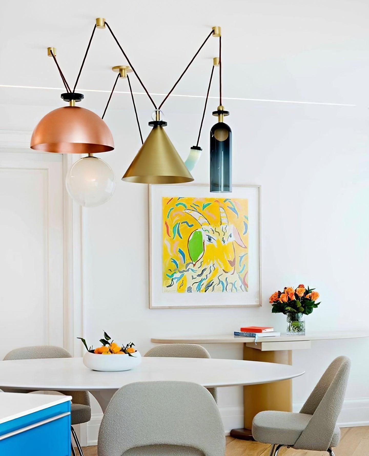 Lustra Kronleuchter Geometrische Form Kunst-Letslighting