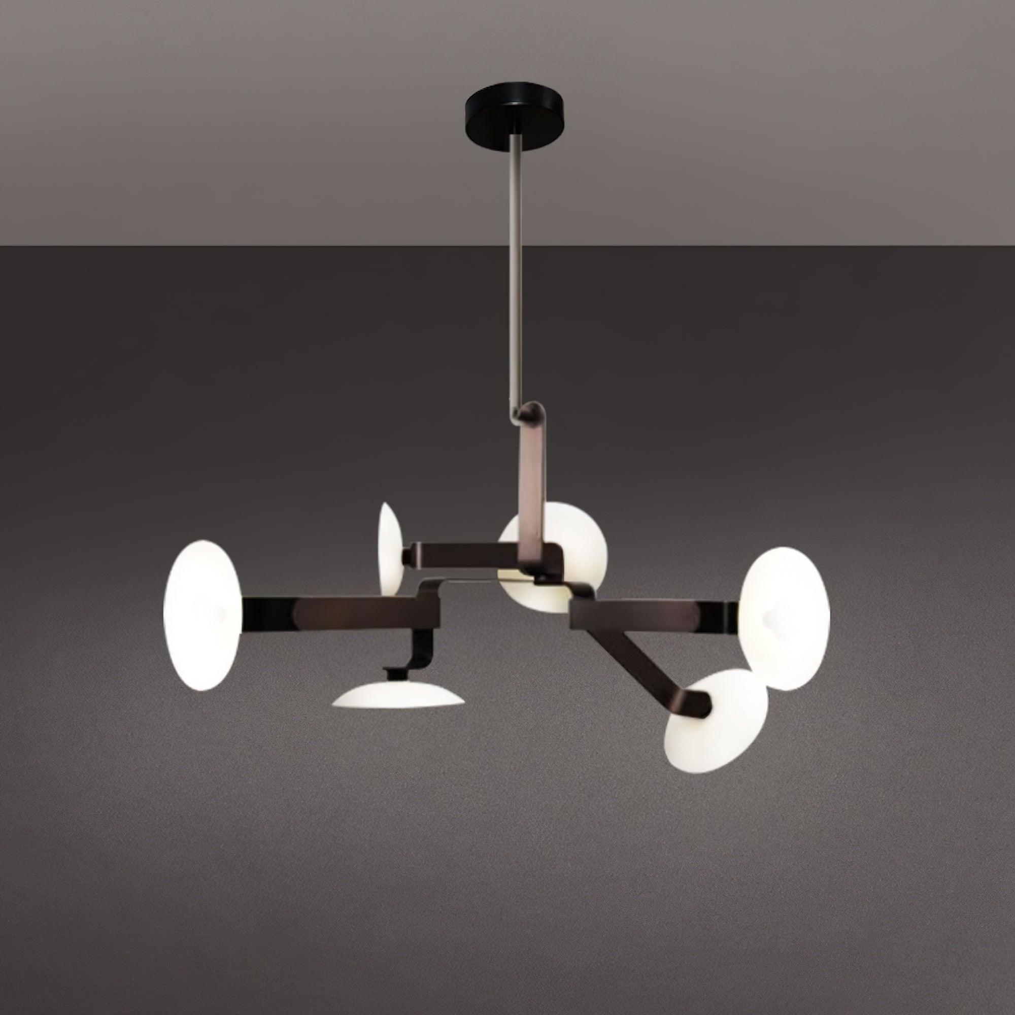 Samuel Moderner Vintage-Kronleuchter aus Eisen-Letslighting