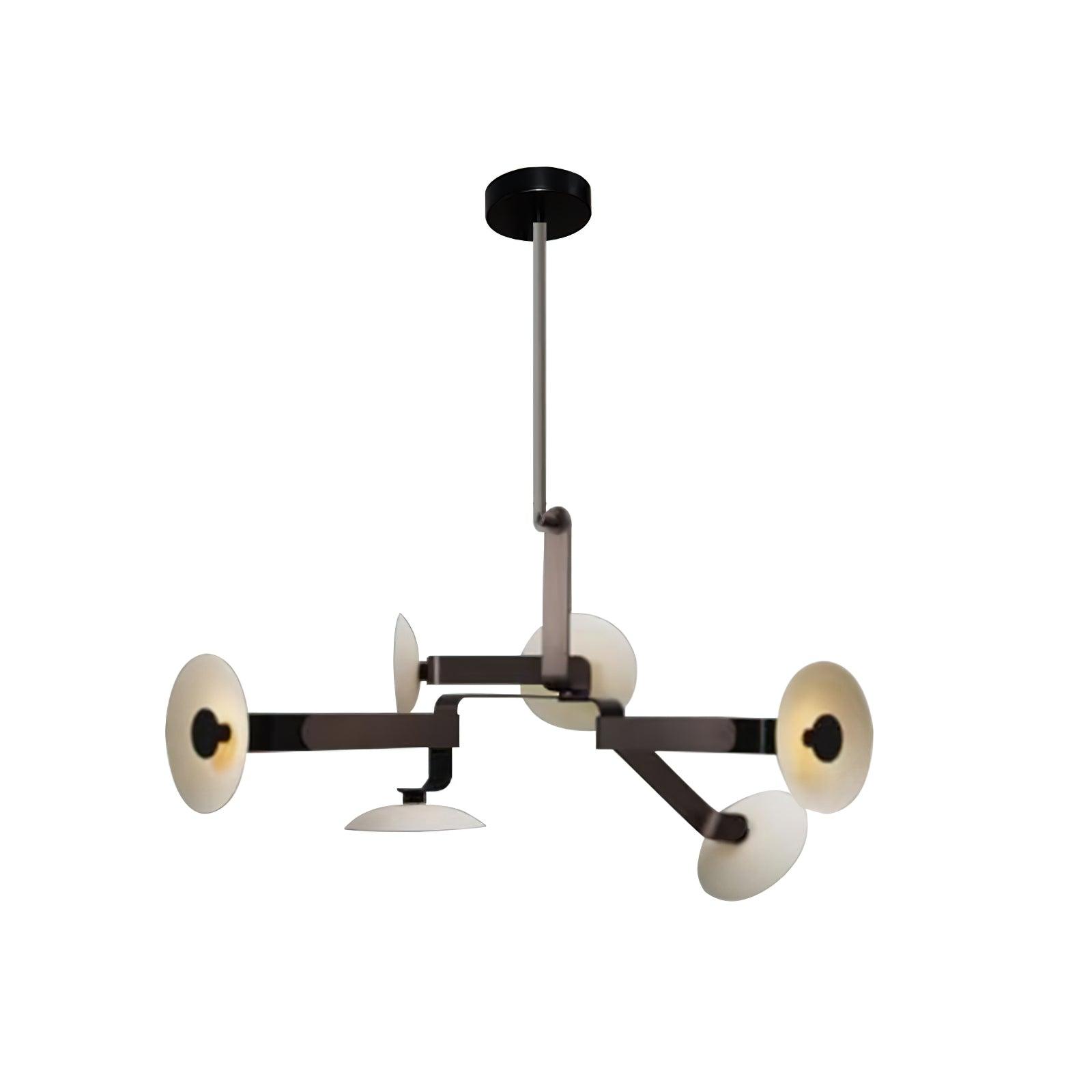 Samuel Moderner Vintage-Kronleuchter aus Eisen-Letslighting