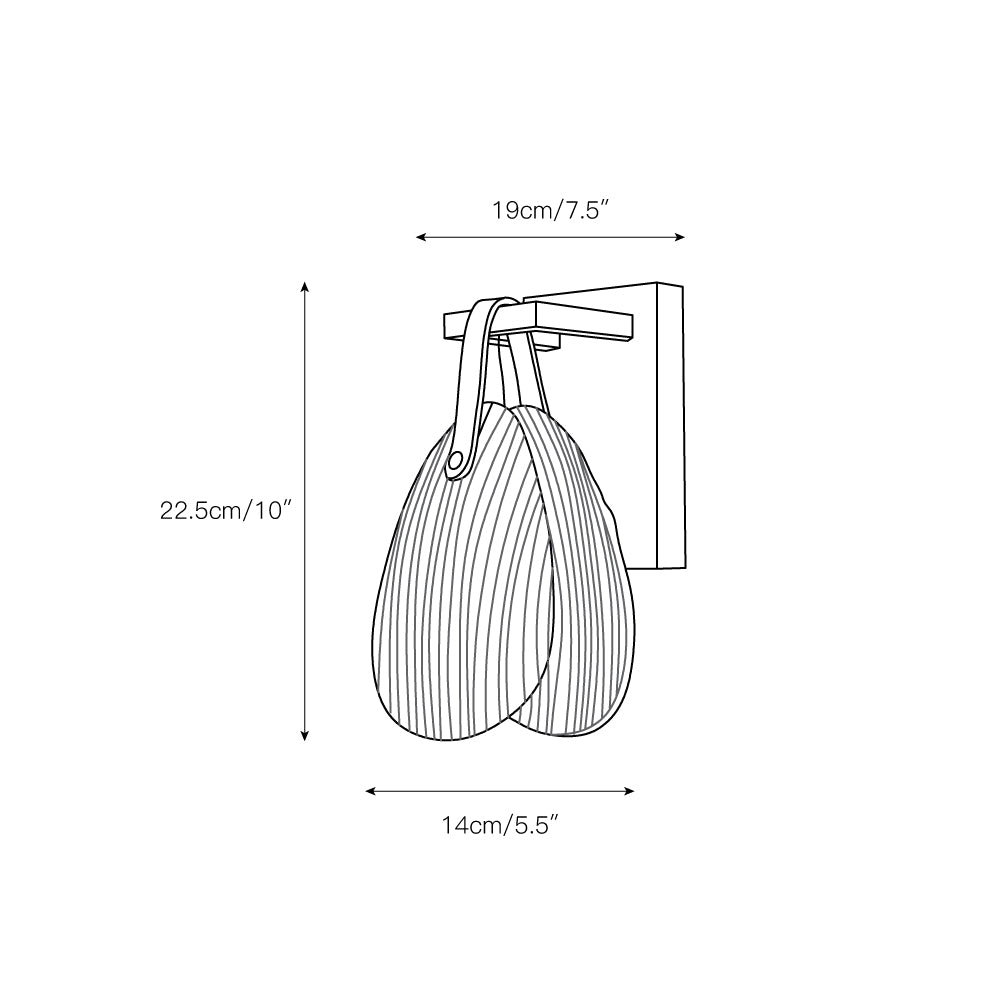 Zaphais Moderne Glaswandleuchte-Letslighting