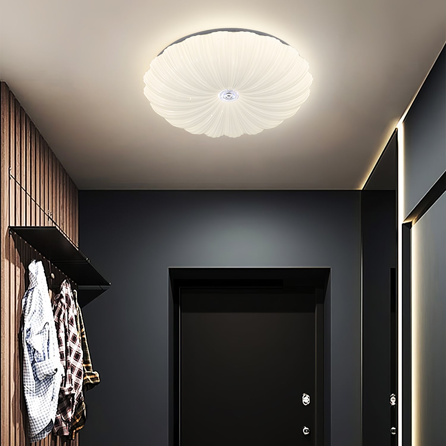 Coloria Nordisch Kunst Muschel Rund Deckenleuchte-Letslighting