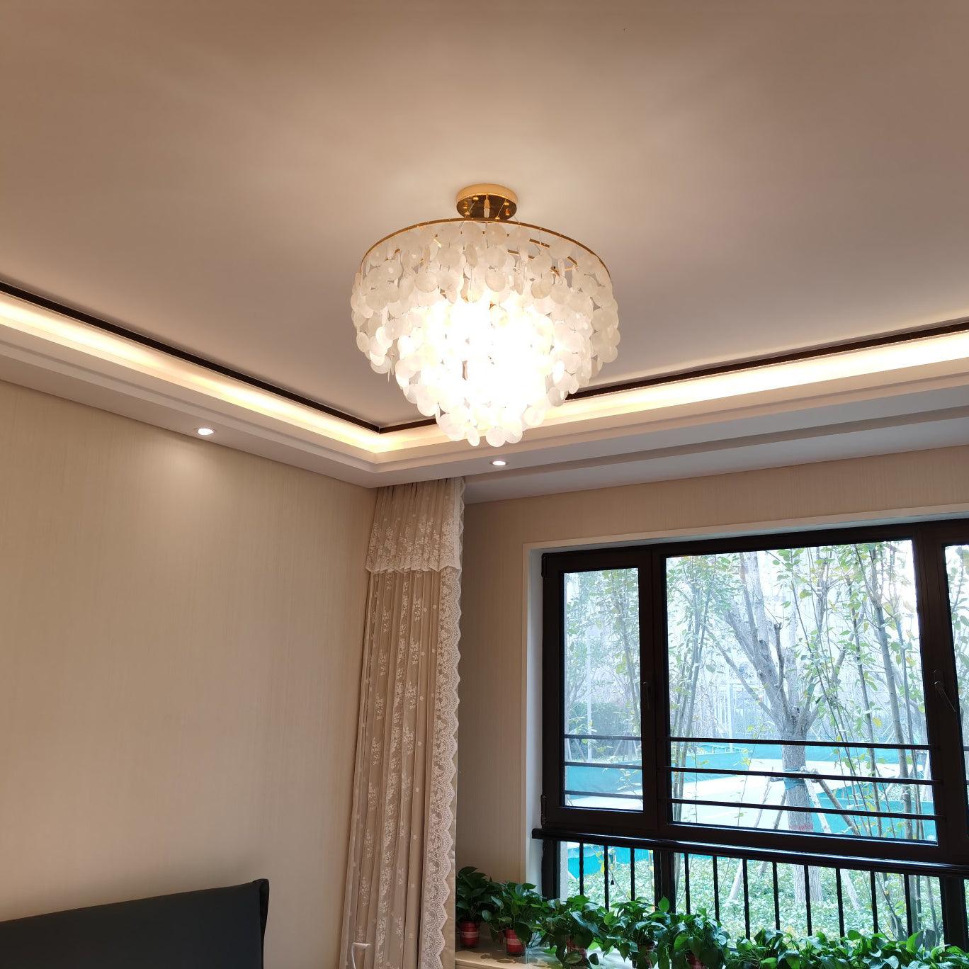 Esileth Postmodern Luxus Muschel Windspiel Kronleuchter-Letslighting
