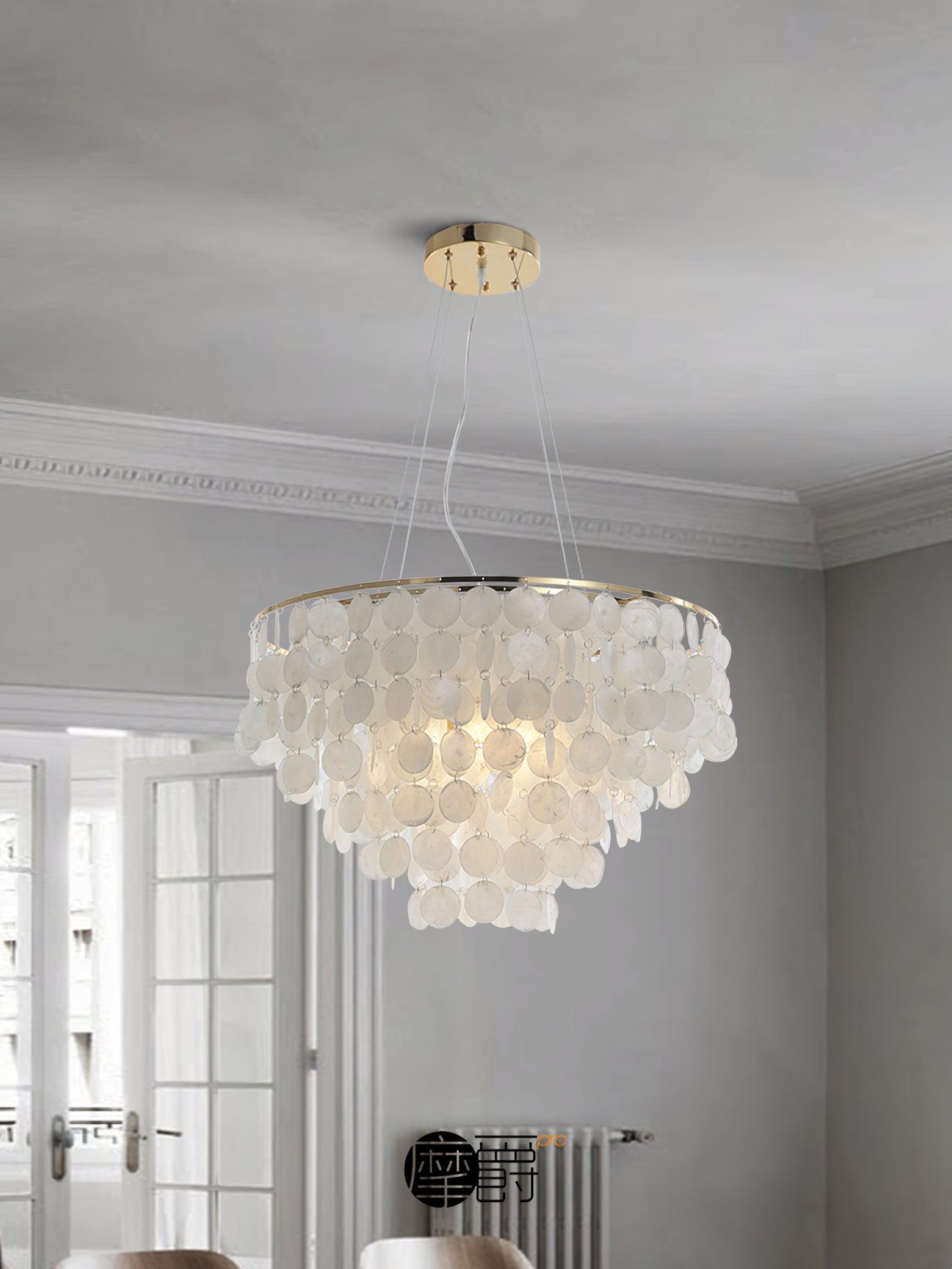 Esileth Postmodern Luxus Muschel Windspiel Kronleuchter-Letslighting