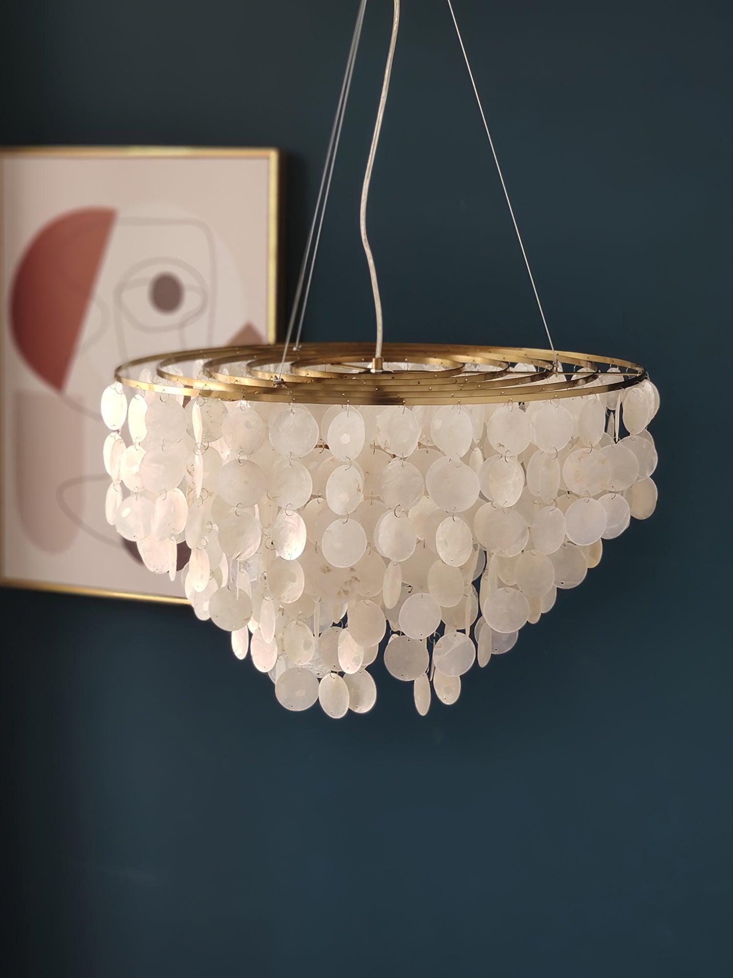 Esileth Postmodern Luxus Muschel Windspiel Kronleuchter-Letslighting