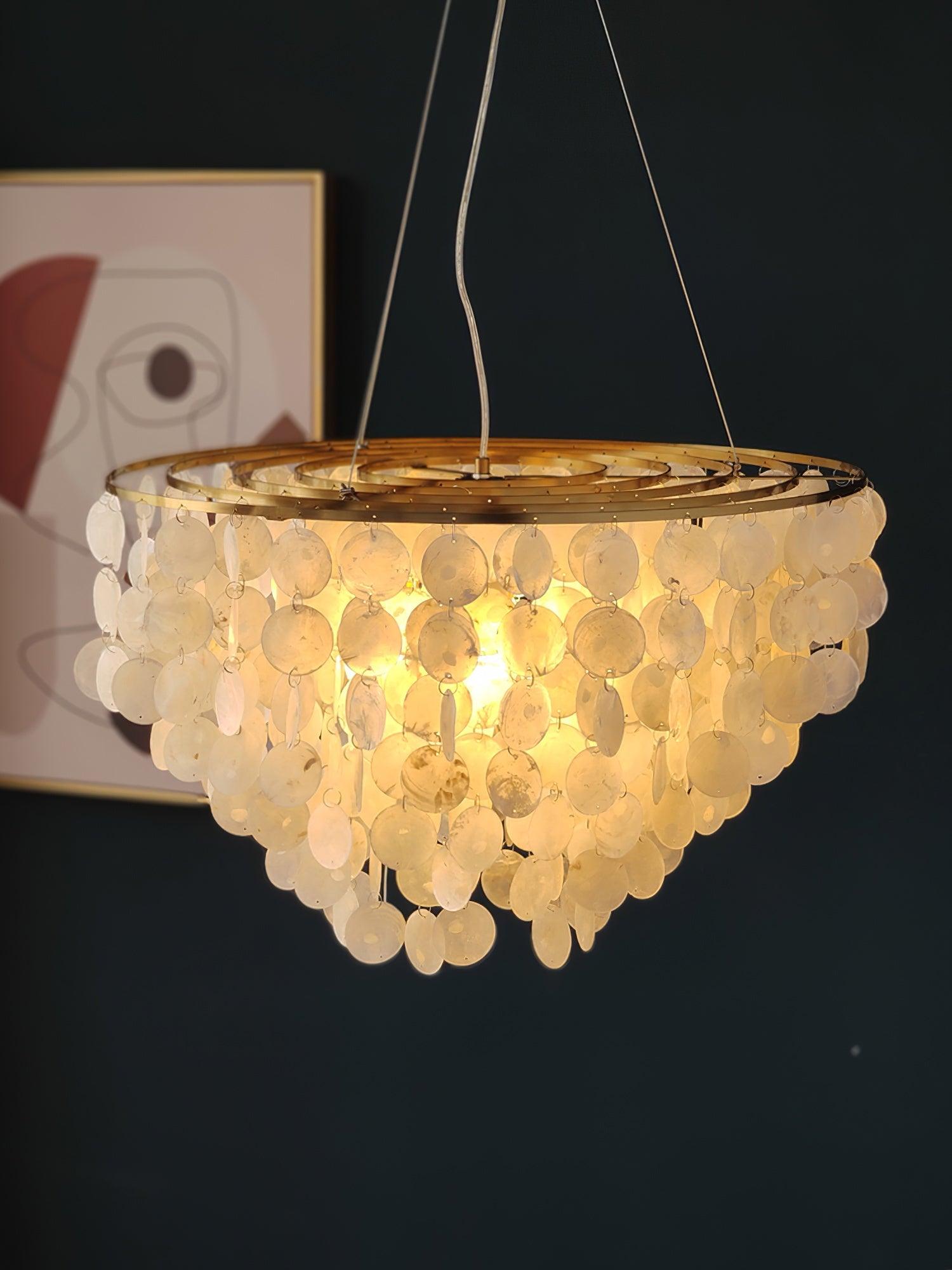 Esileth Postmodern Luxus Muschel Windspiel Kronleuchter-Letslighting