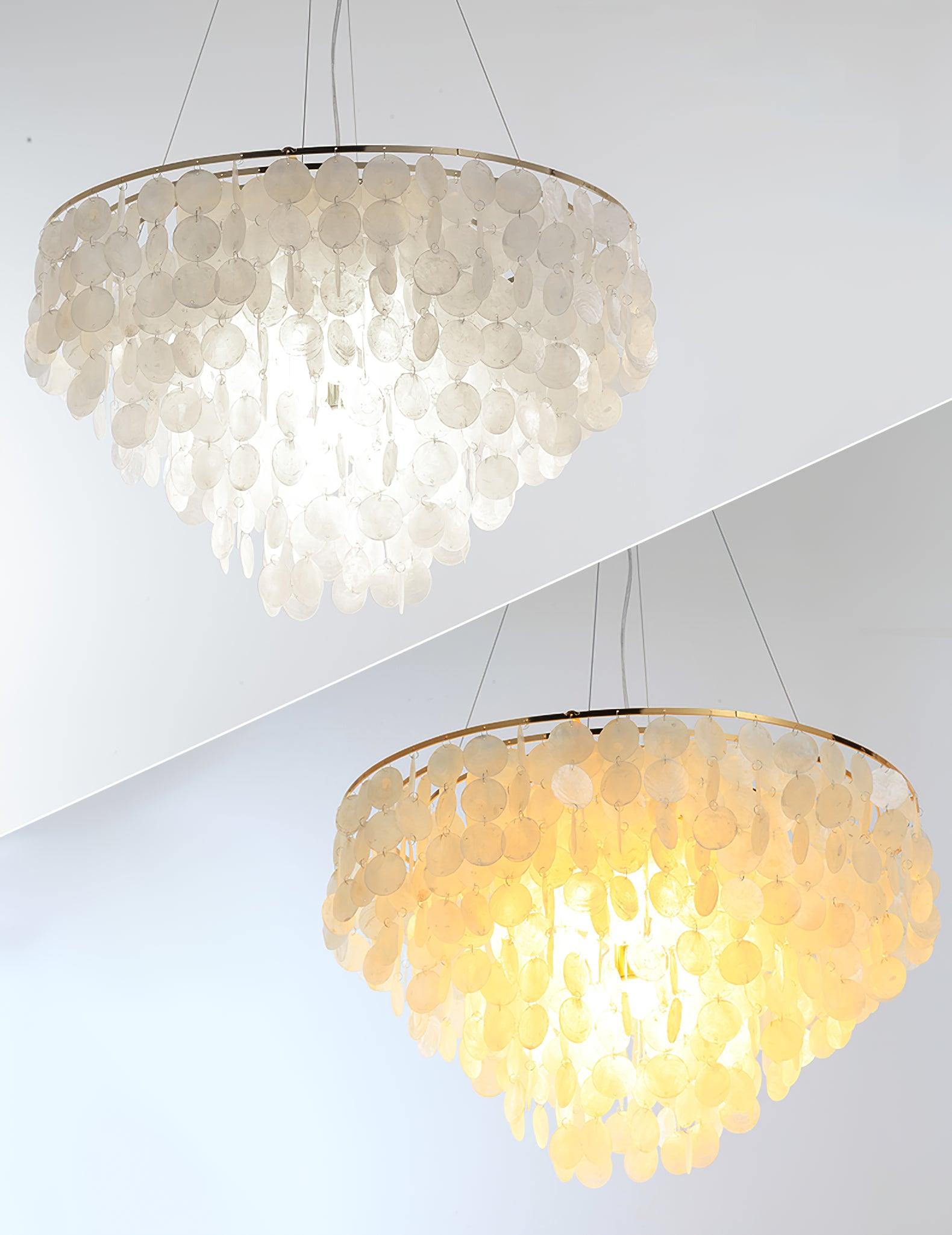 Esileth Postmodern Luxus Muschel Windspiel Kronleuchter-Letslighting