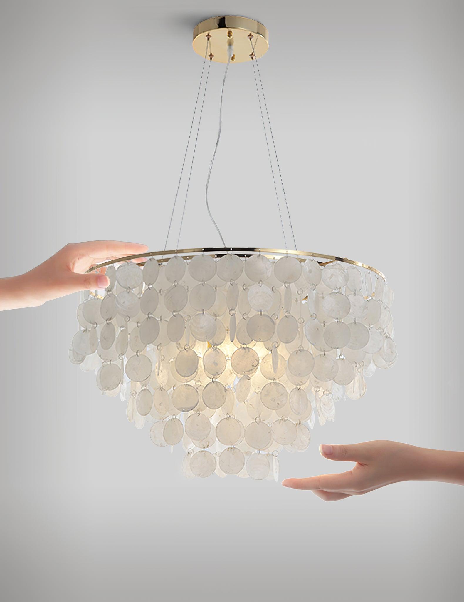 Esileth Postmodern Luxus Muschel Windspiel Kronleuchter-Letslighting