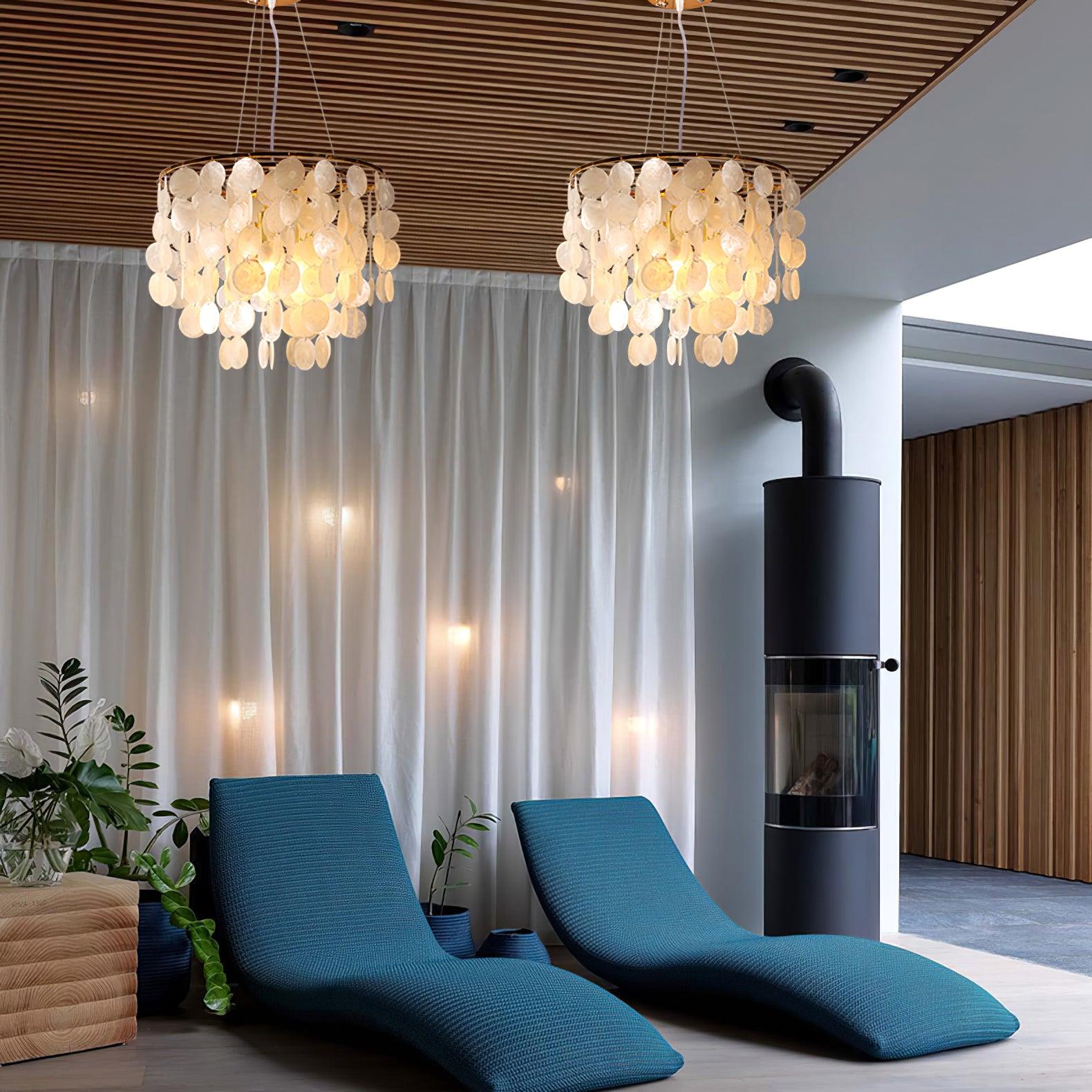 Esileth Postmodern Luxus Muschel Windspiel Kronleuchter-Letslighting