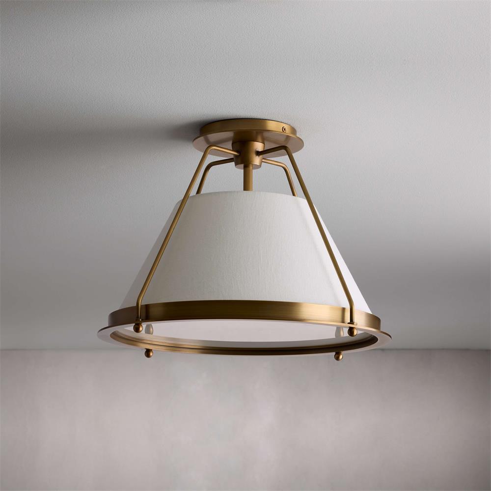 Ardennes Aufbau-Deckenleuchte Luxus Messing-Letslighting