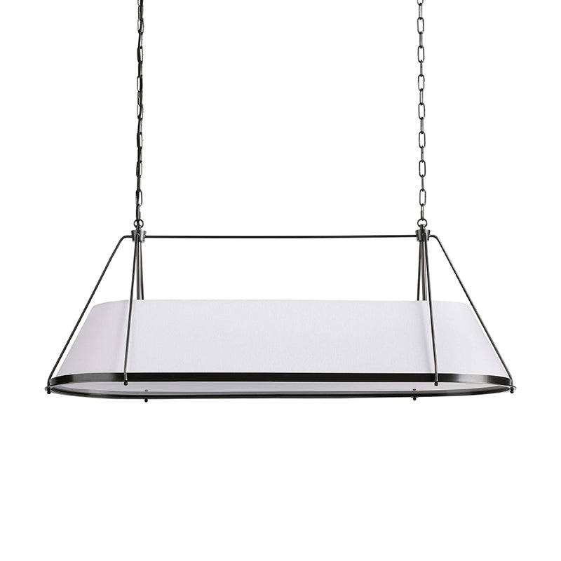 Lysilara Vintage Industrieller Linearer Stoff-Kronleuchter-Letslighting