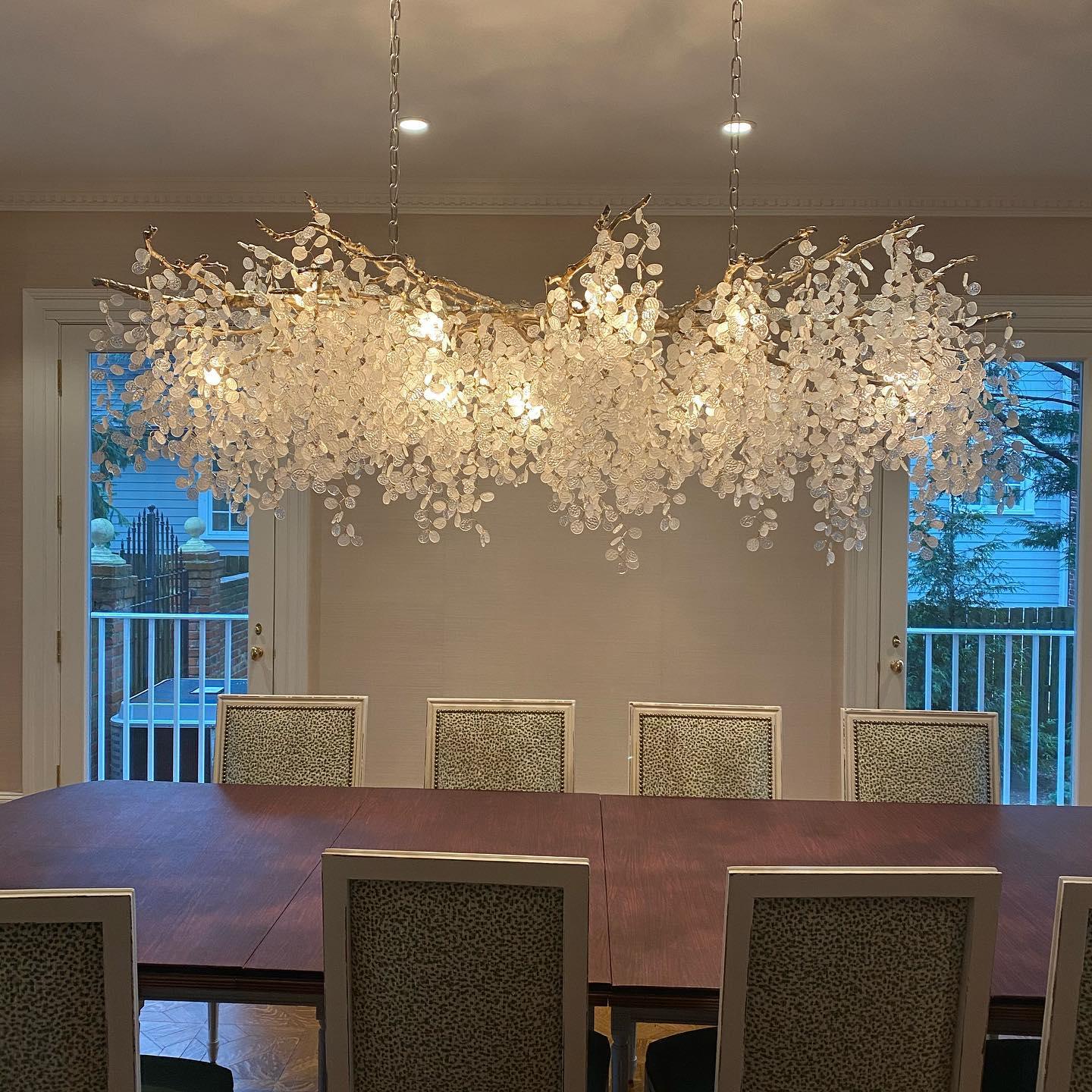 Lustra Pendelleuchte Kristall Tauperle-Letslighting