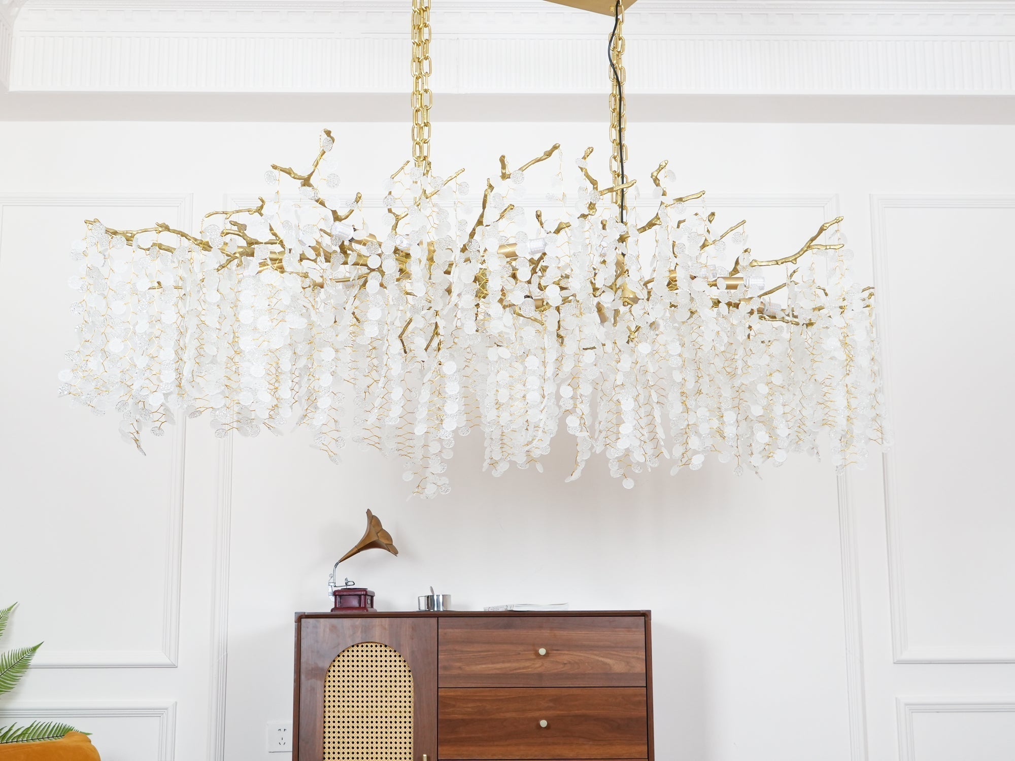 Lustra Pendelleuchte Kristall Tauperle-Letslighting