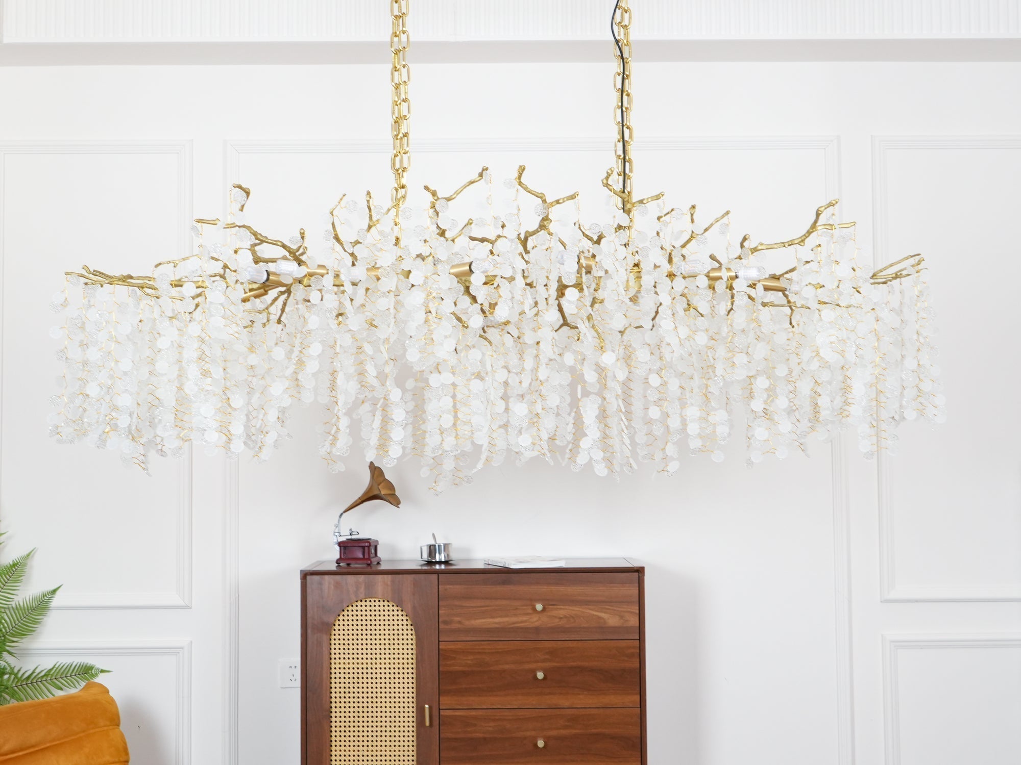 Lustra Pendelleuchte Kristall Tauperle-Letslighting