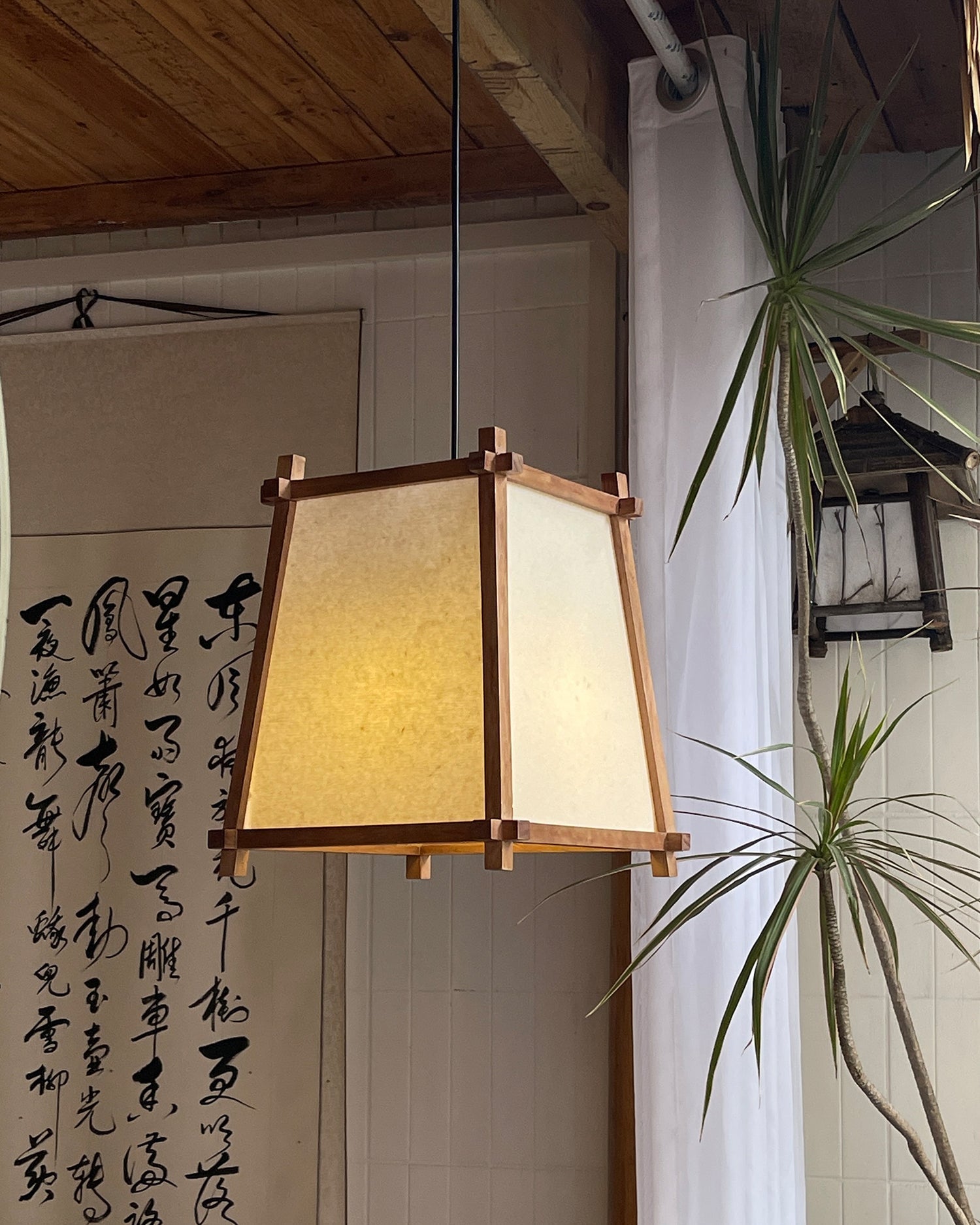 Calira Pendelleuchte Stoff-Letslighting