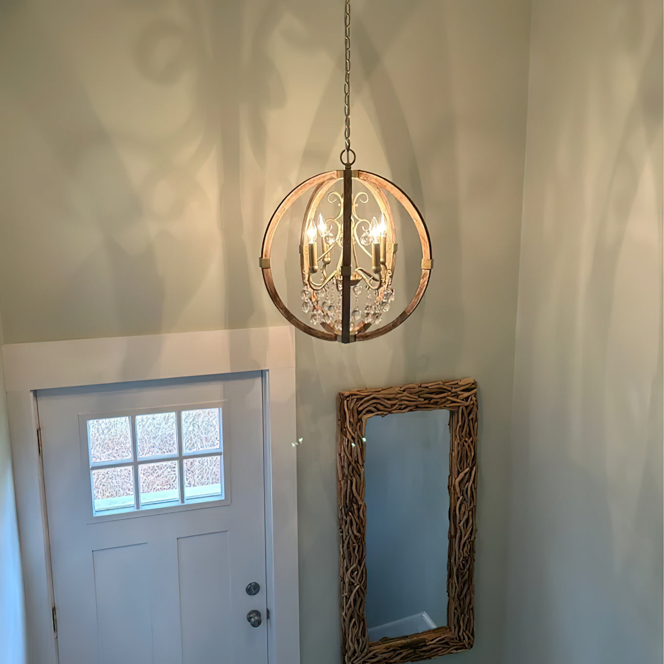 Oltheyra Eleganz Holz Pendelleuchte-Letslighting