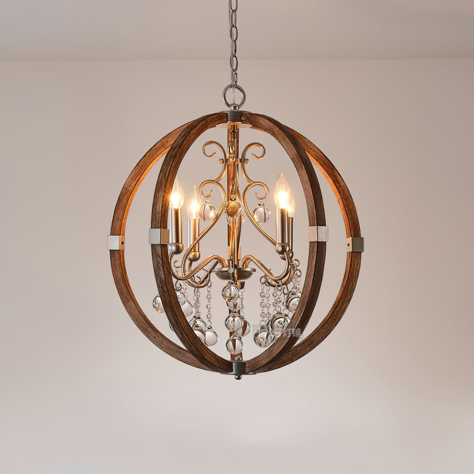 Oltheyra Eleganz Holz Pendelleuchte-Letslighting