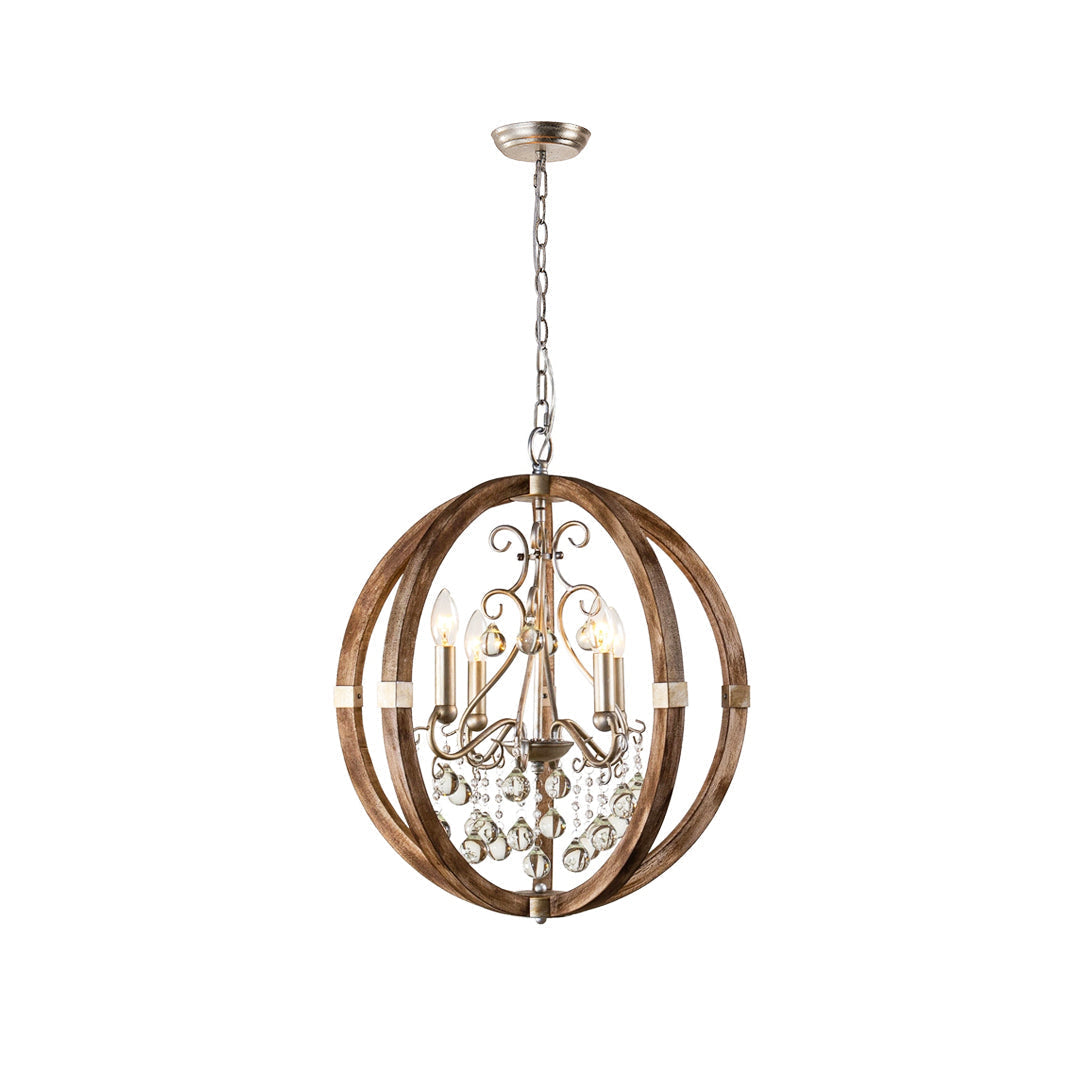 Oltheyra Eleganz Holz Pendelleuchte-Letslighting