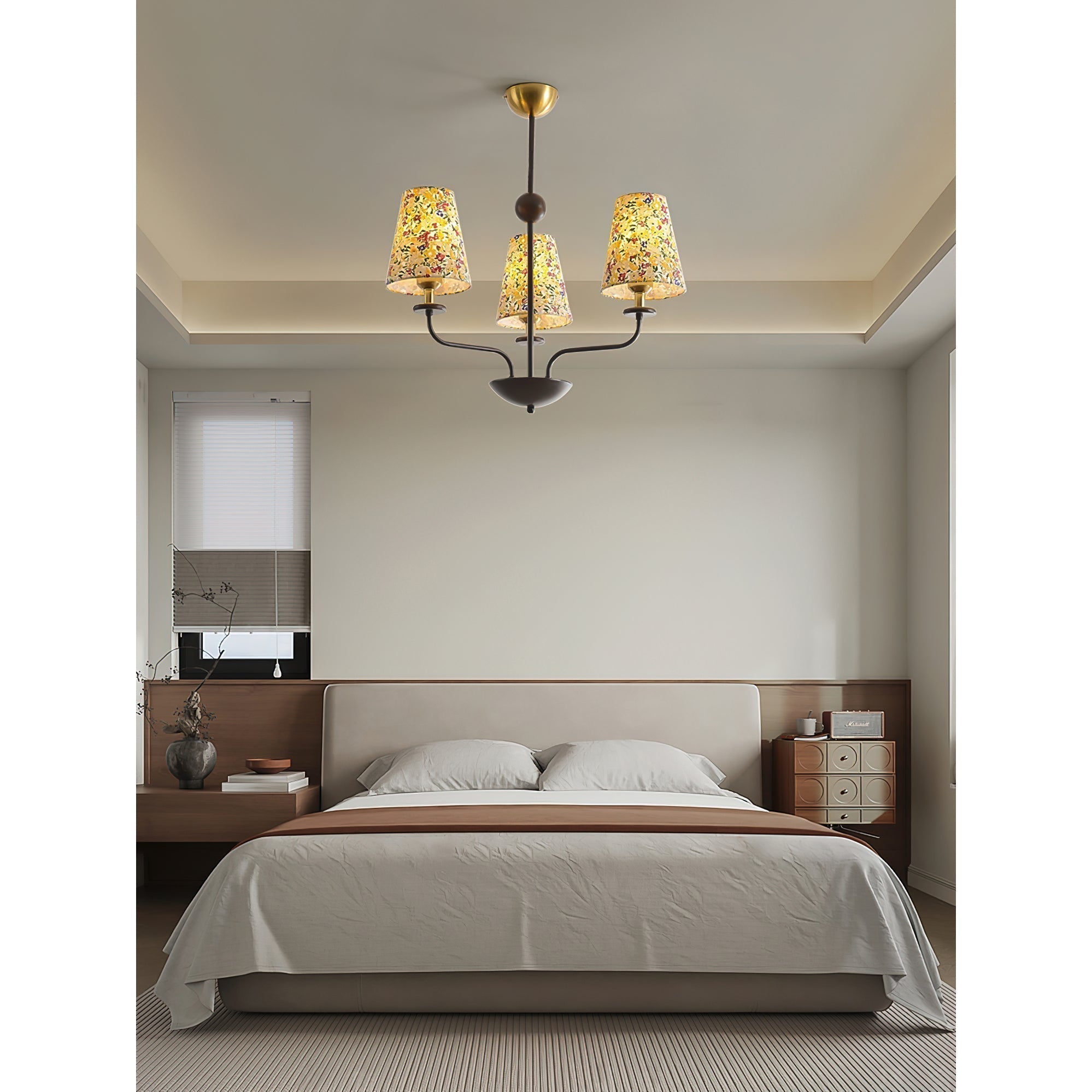 Aurmaren Vintage Industrieller Stoff-Kronleuchter-Letslighting