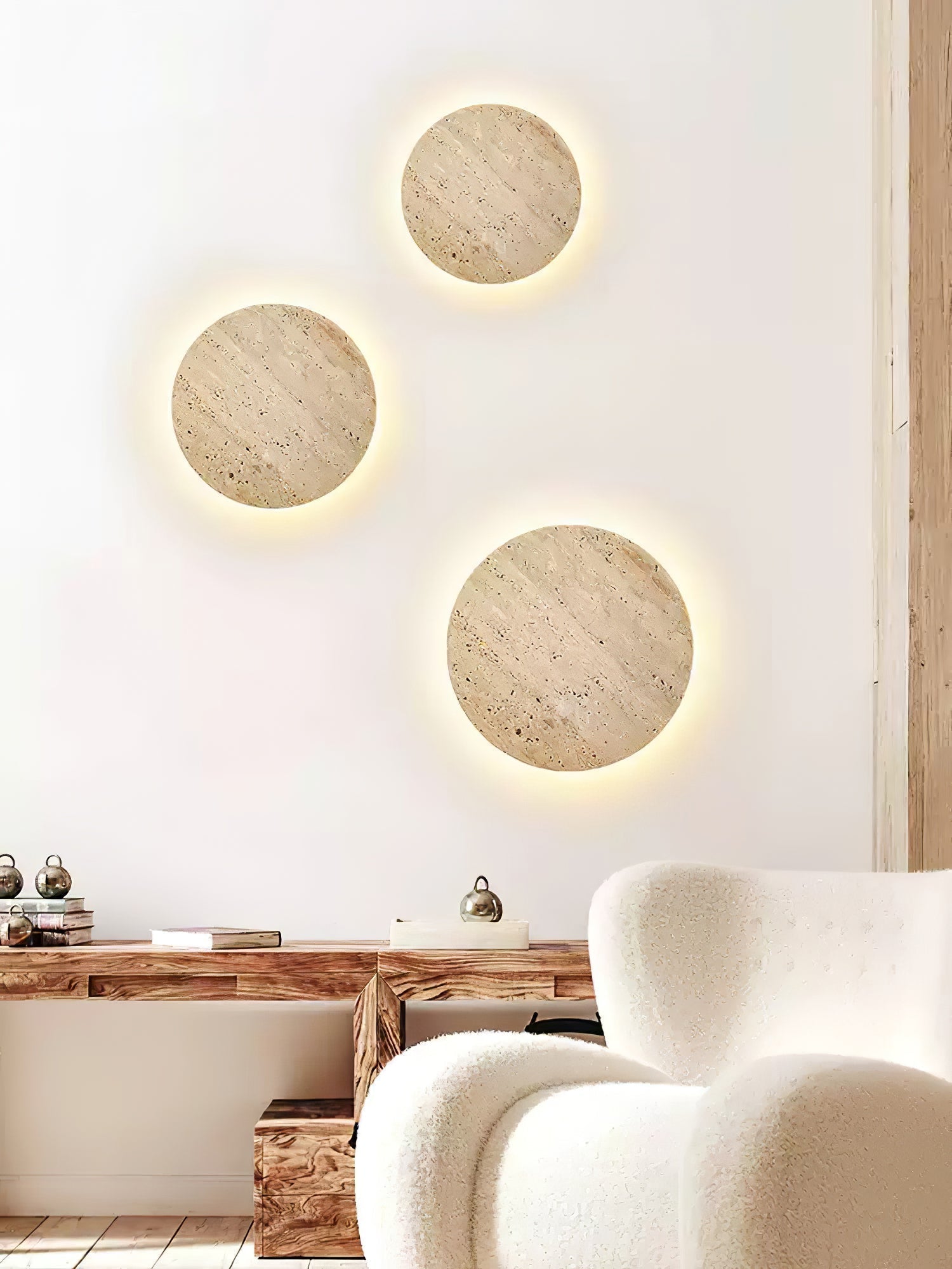 Artale Travertine Wall Light - Neutralighting