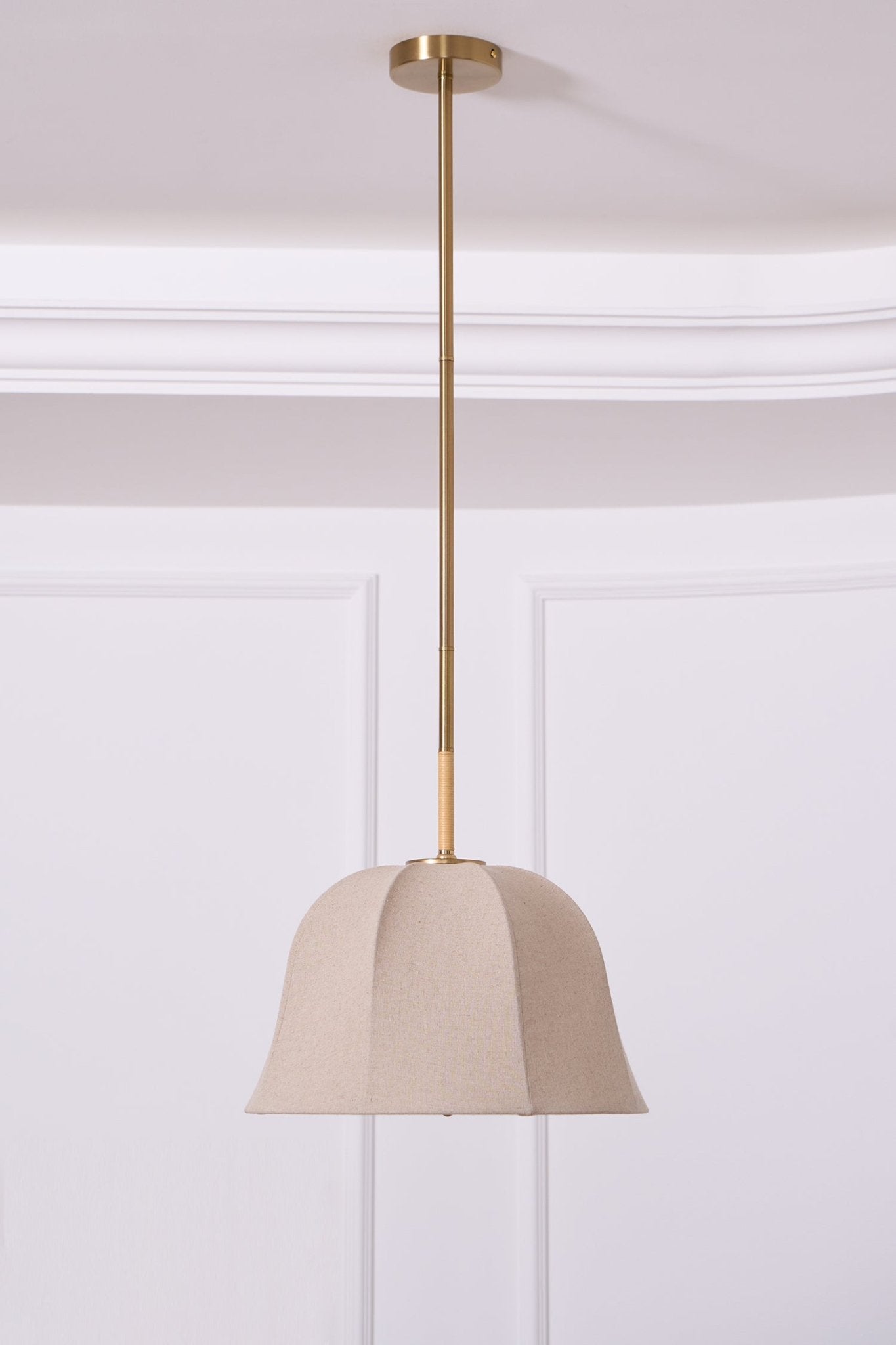Fiora Vintage Stoff Pendelleuchte Lampe-Letslighting