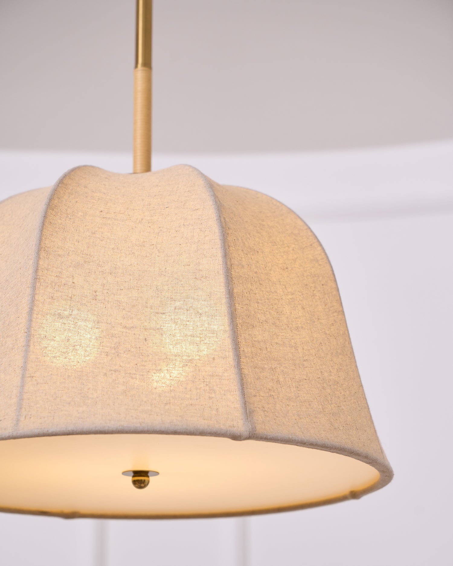 Fiora Vintage Stoff Pendelleuchte Lampe-Letslighting