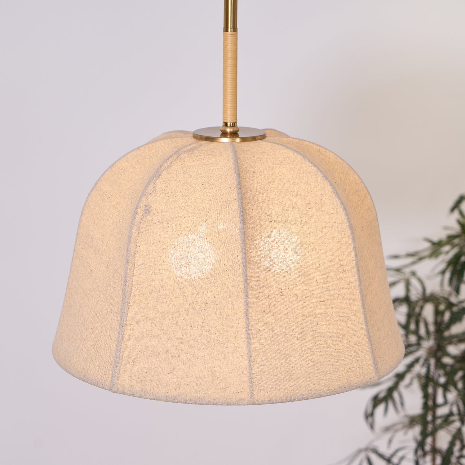 Fiora Vintage Stoff Pendelleuchte Lampe-Letslighting