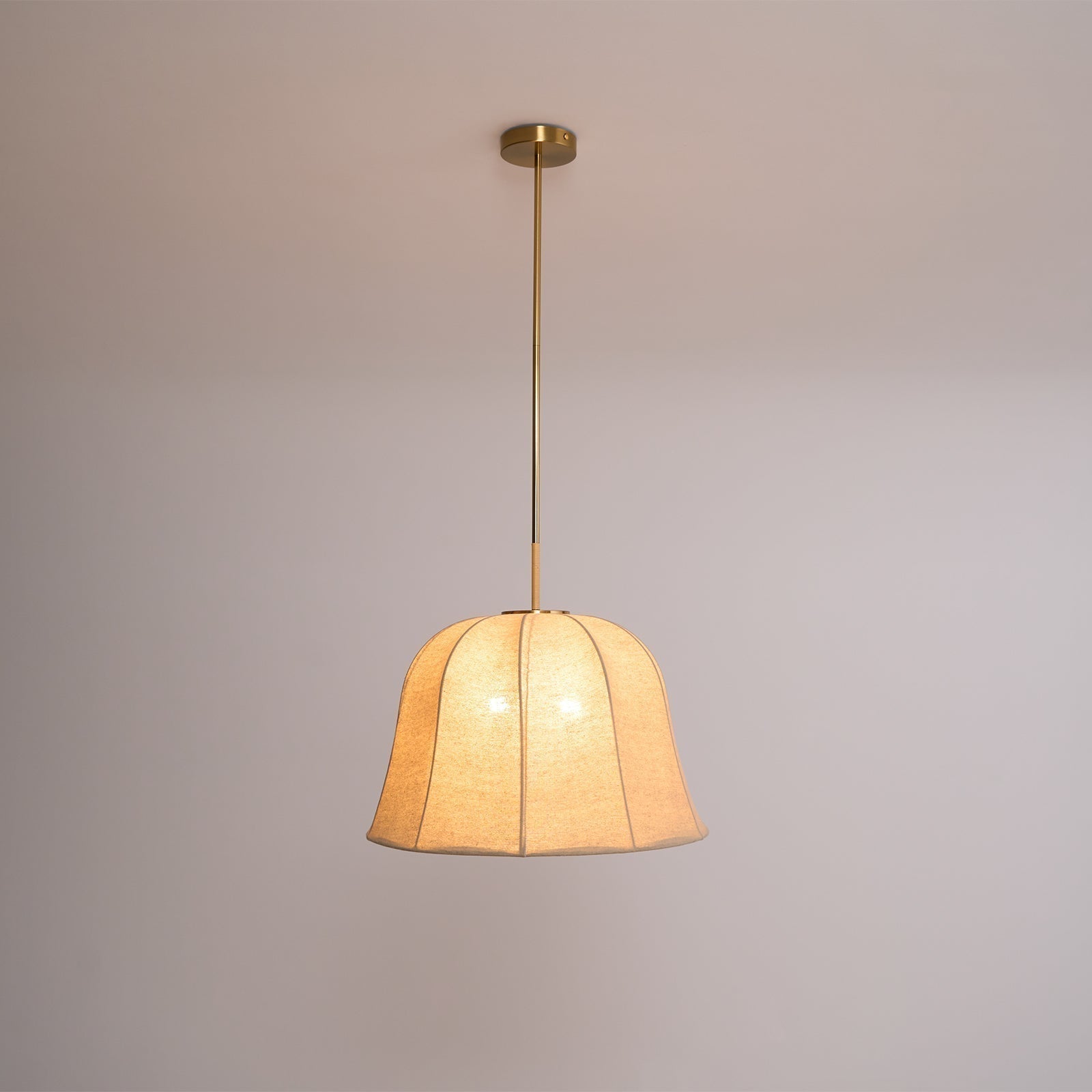 Fiora Vintage Stoff Pendelleuchte Lampe-Letslighting
