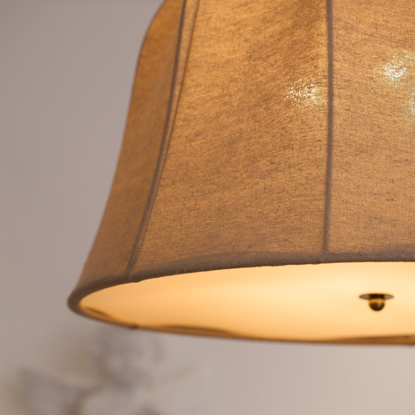 Fiora Vintage Stoff Pendelleuchte Lampe-Letslighting