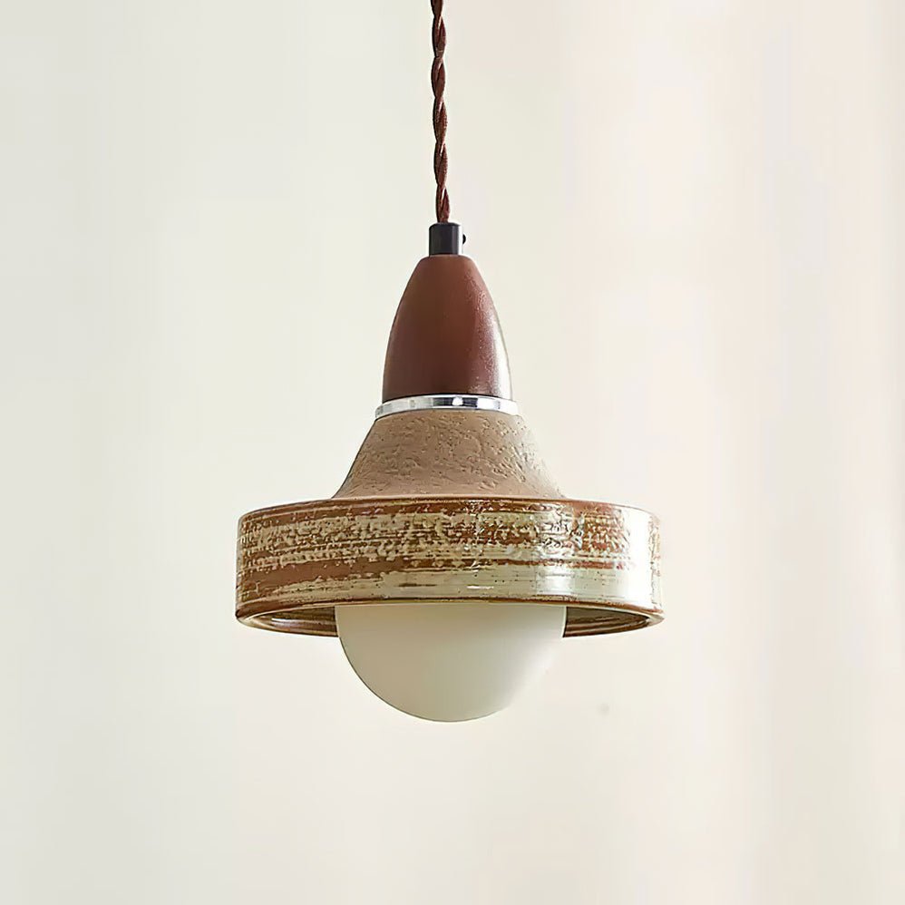 Sierra Premium Nordic Art Keramik Holz Pendelleuchte-Letslighting
