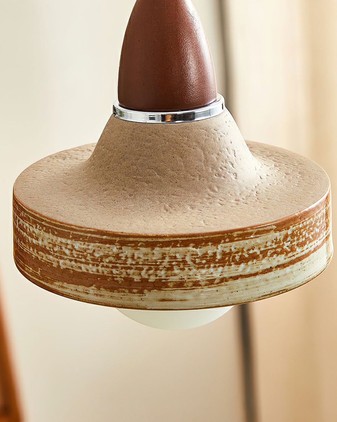 Sierra Premium Nordic Art Keramik Holz Pendelleuchte-Letslighting