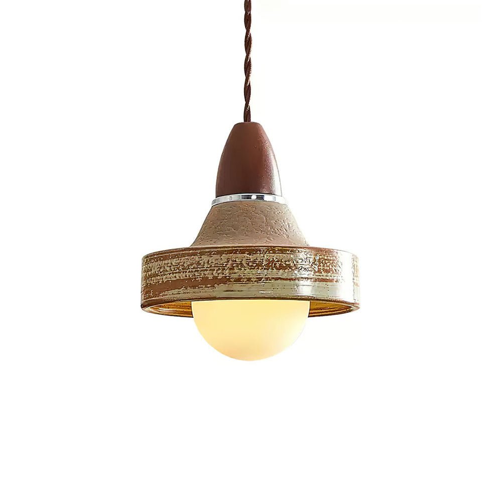 Sierra Premium Nordic Art Keramik Holz Pendelleuchte-Letslighting
