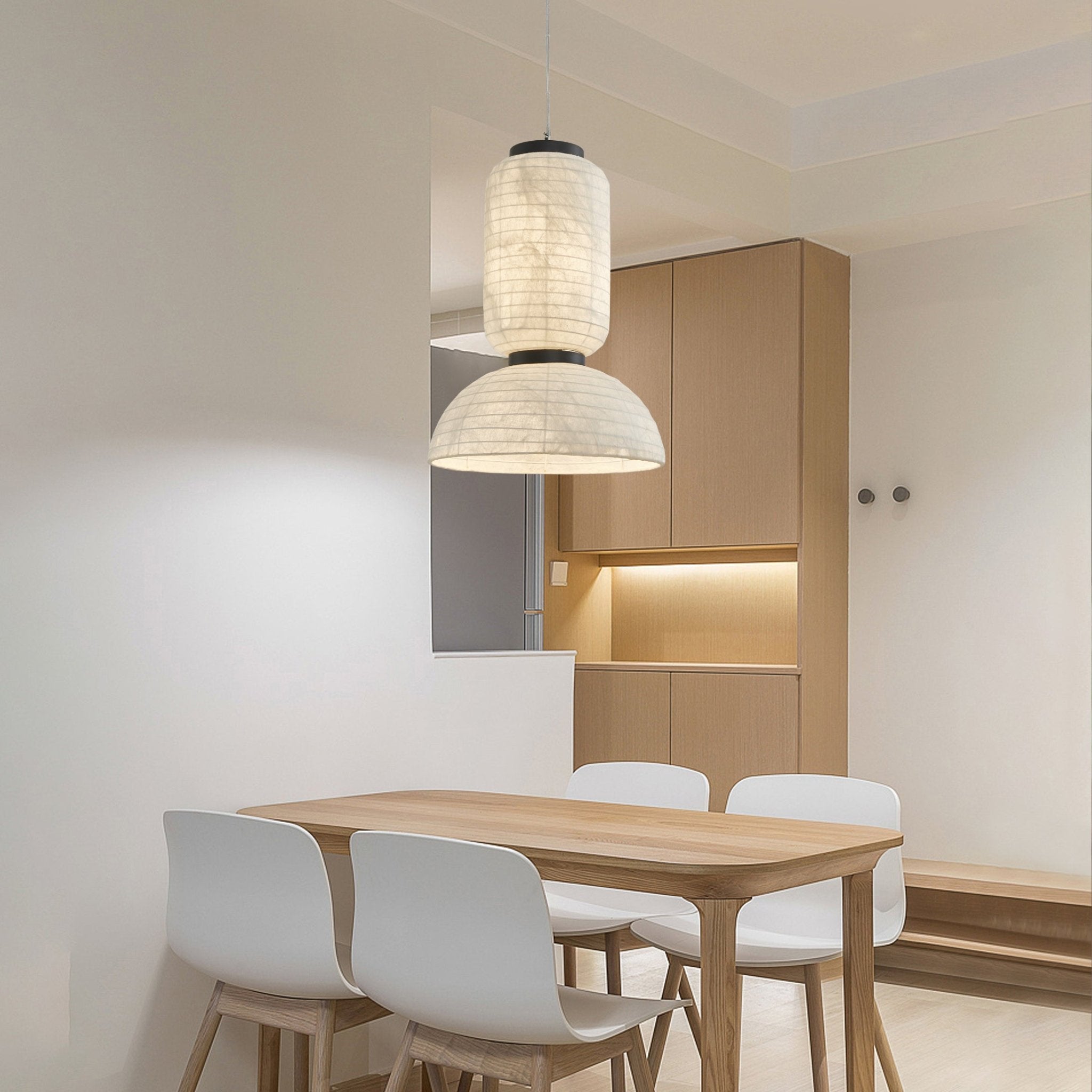 Uldoror Traditionelle Kunst Modern Seide Pendelleuchte-Letslighting