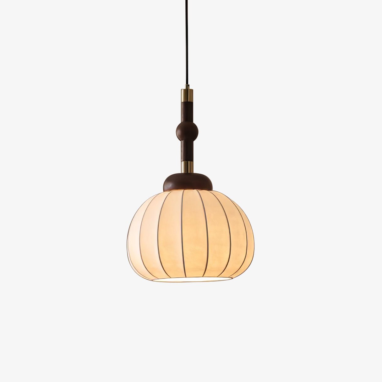 Solari Skandinavische Pendelleuchte aus Seidenholz-Letslighting