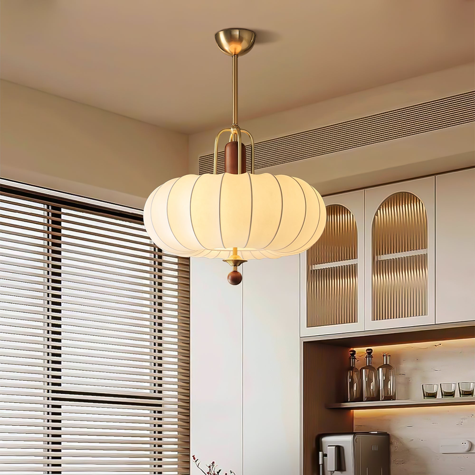 Solis Retro Gold Pendelleuchte Lampe-Letslighting