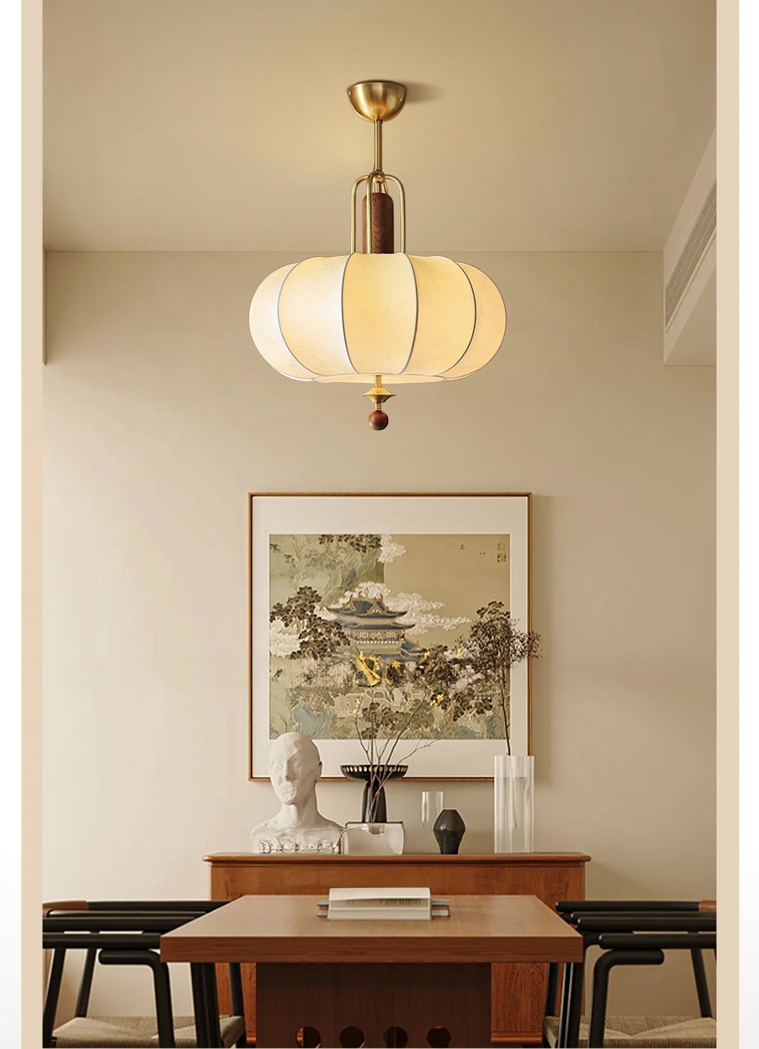 Solis Retro Gold Pendelleuchte Lampe-Letslighting
