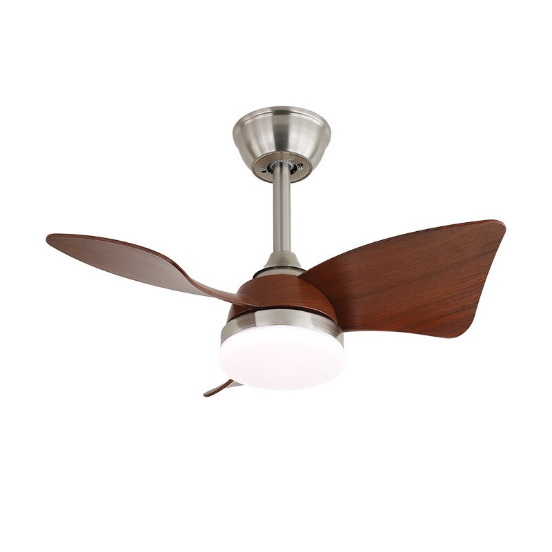 Arden Minimalistischer Deckenventilator mit Licht aus schwarzem Holz
