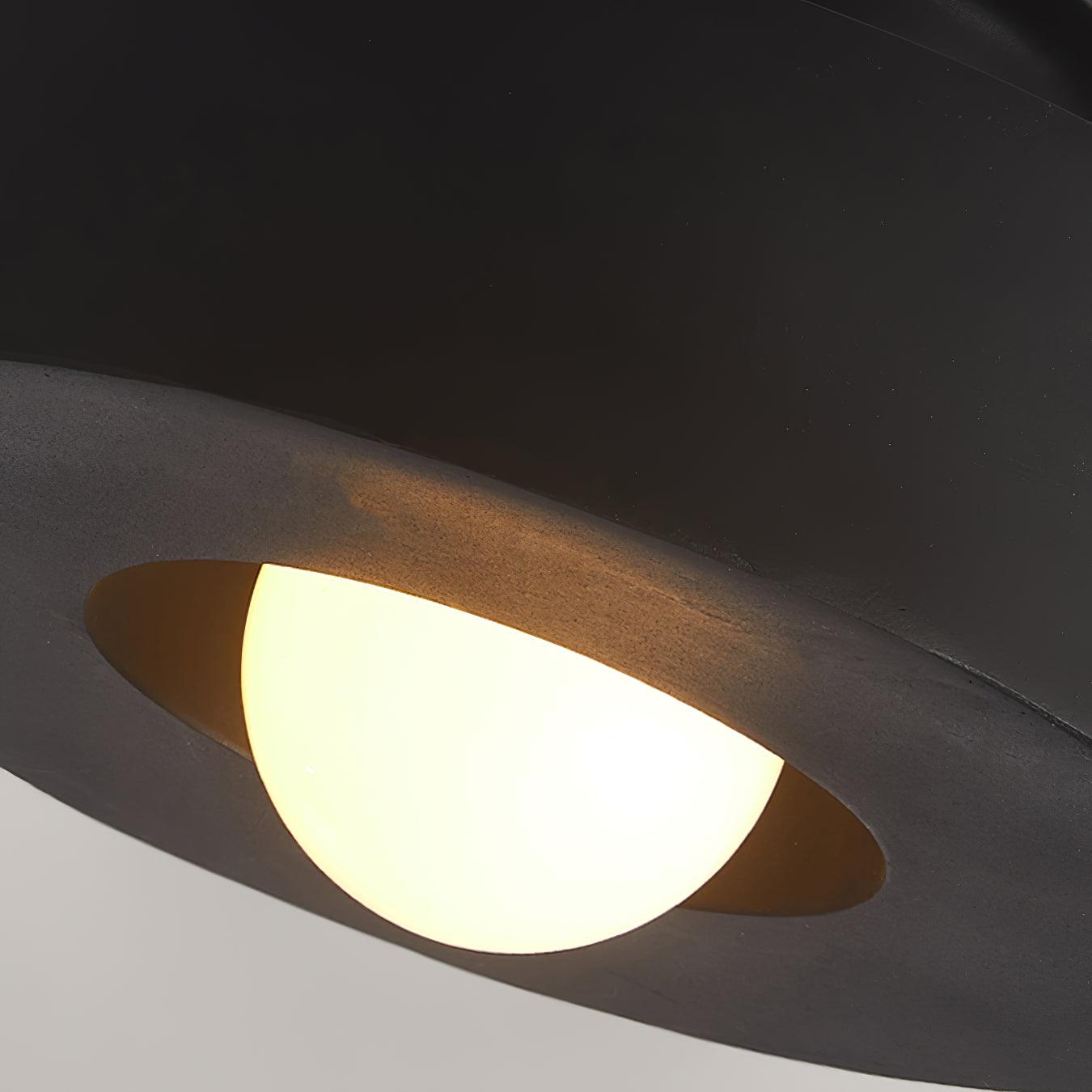 Lustra Deckenleuchte Simon Resin Zylindrisch-Letslighting