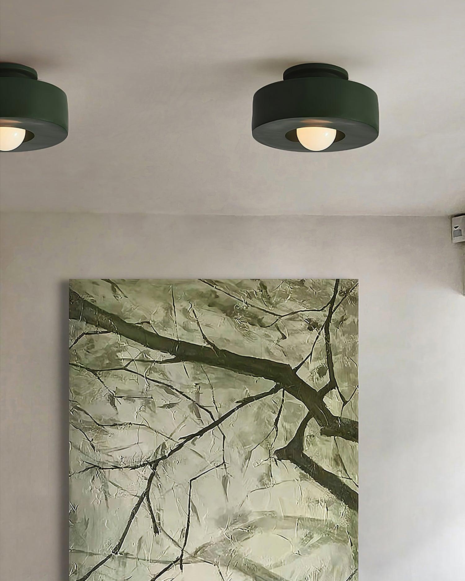 Lustra Deckenleuchte Simon Resin Zylindrisch-Letslighting