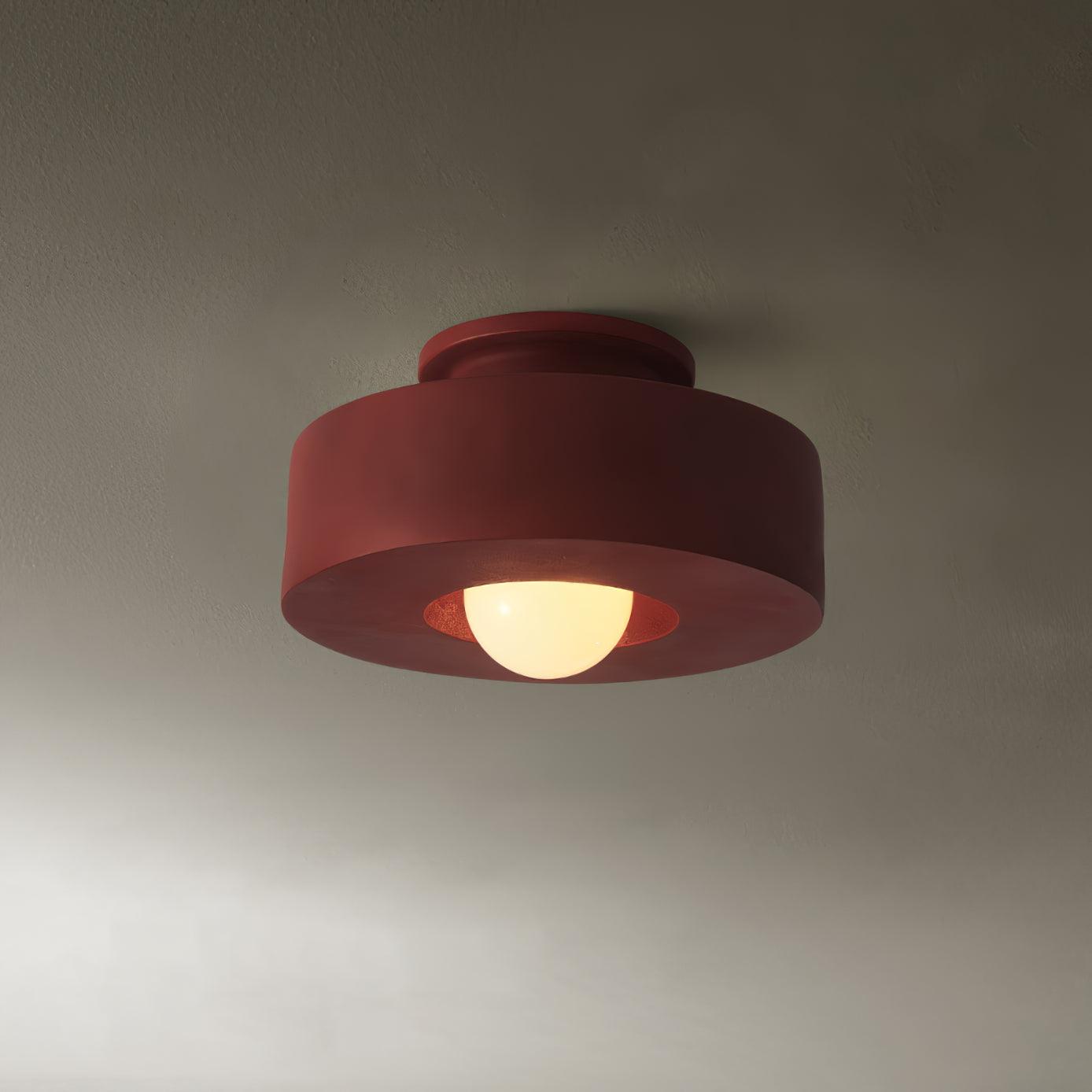 Lustra Deckenleuchte Simon Resin Zylindrisch-Letslighting