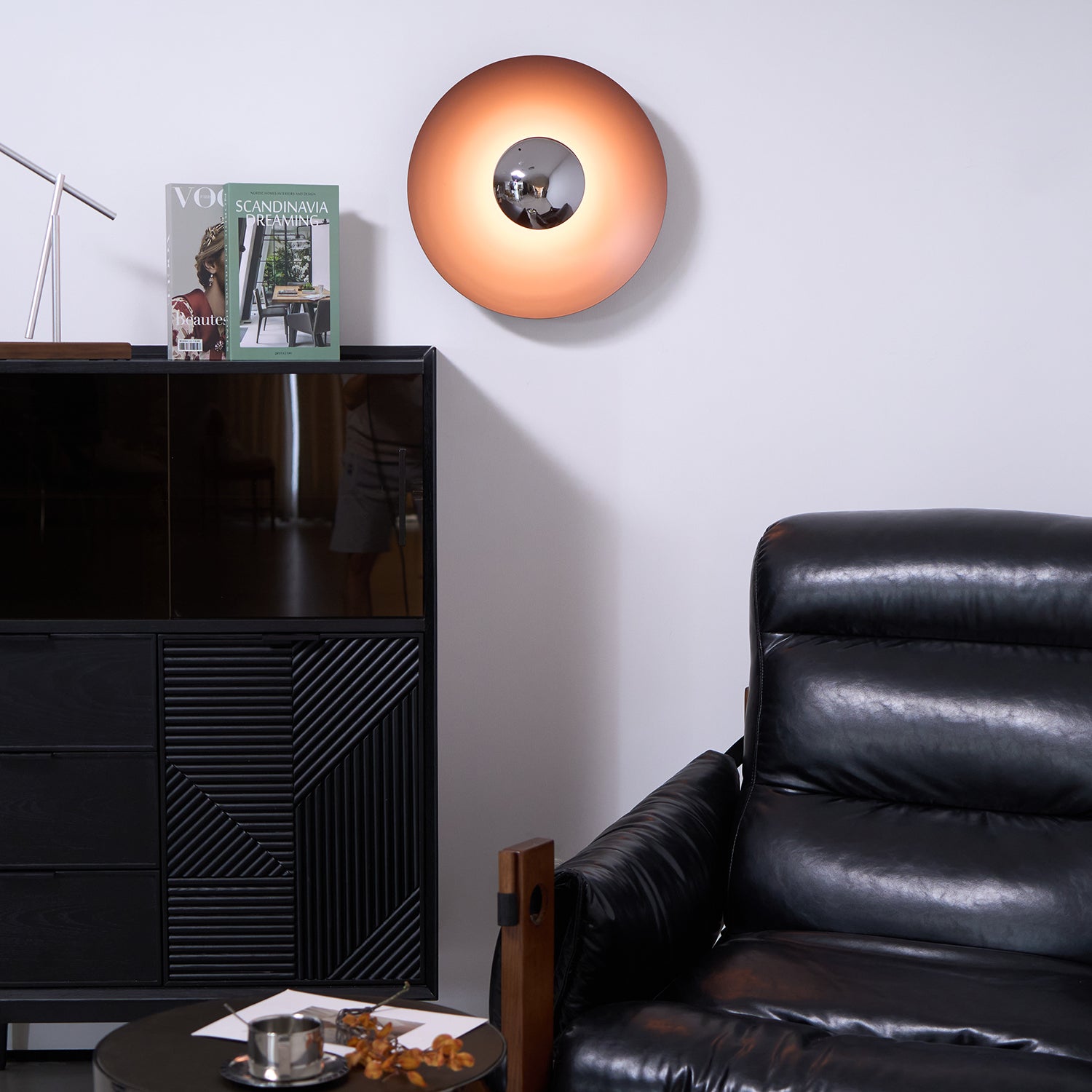 Wall Lamp Eclipse Inspired Halo Glow Modern Minimalist Art Accent - Letslighting