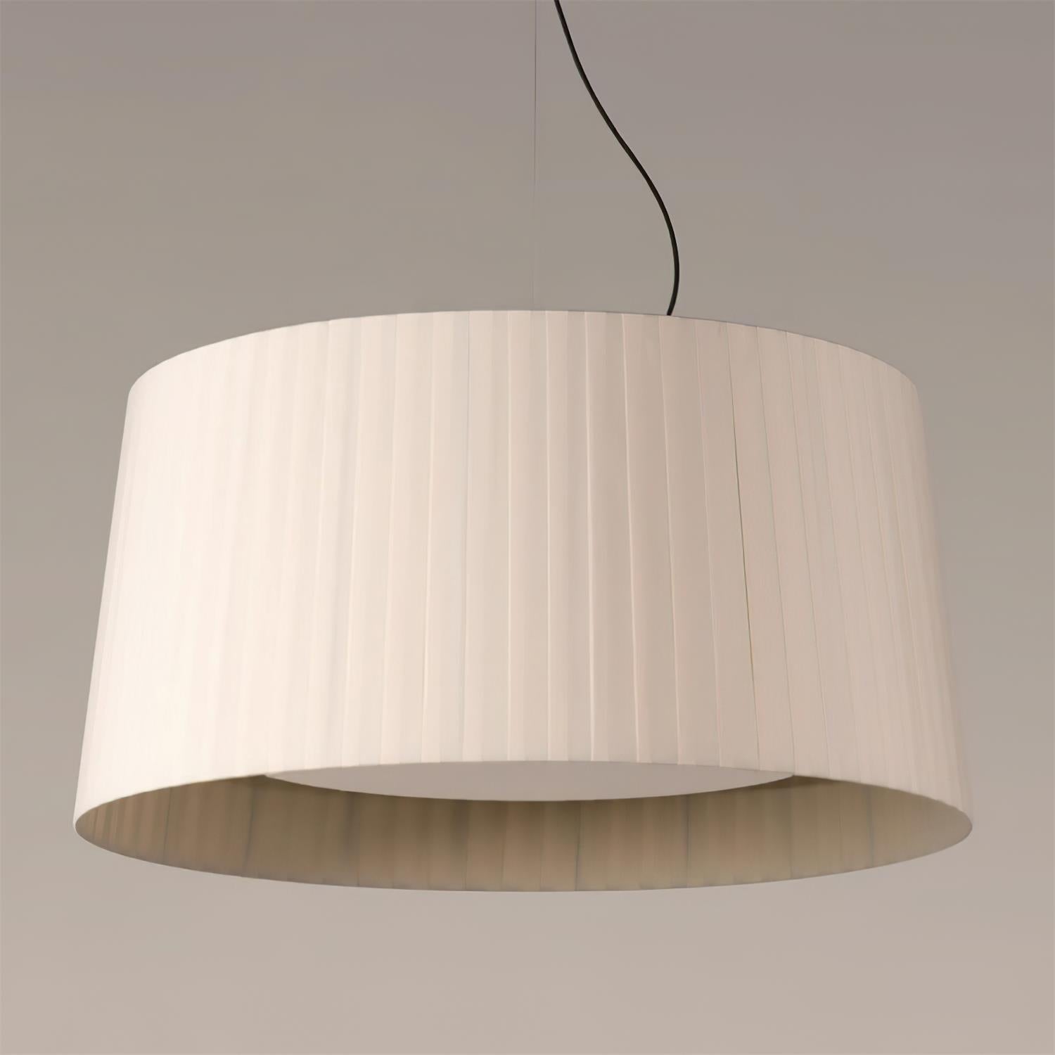 Pendelleuchte Gefalteter Stoff Trommel Minimalistisch-Letslighting