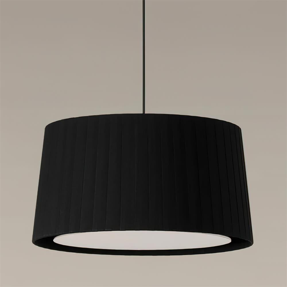 Pendelleuchte Gefalteter Stoff Trommel Minimalistisch-Letslighting