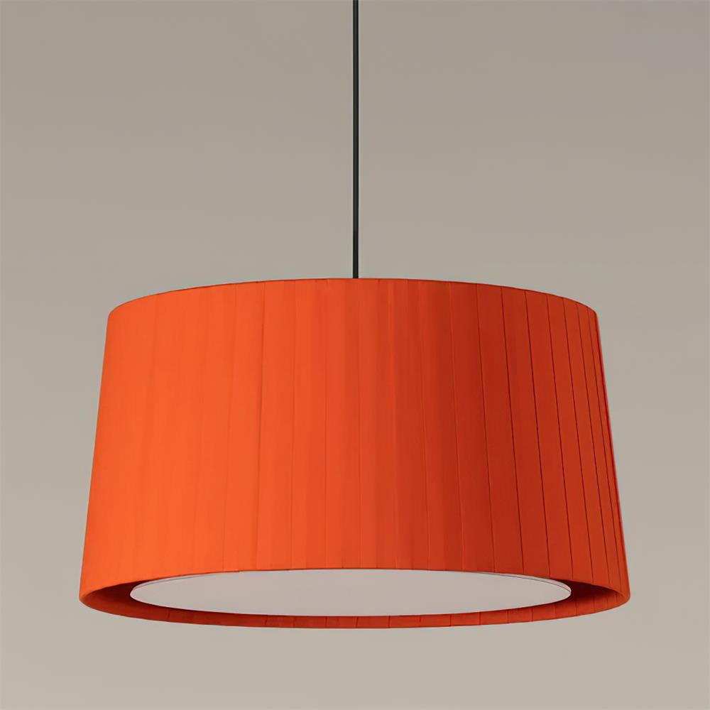 Pendelleuchte Gefalteter Stoff Trommel Minimalistisch-Letslighting