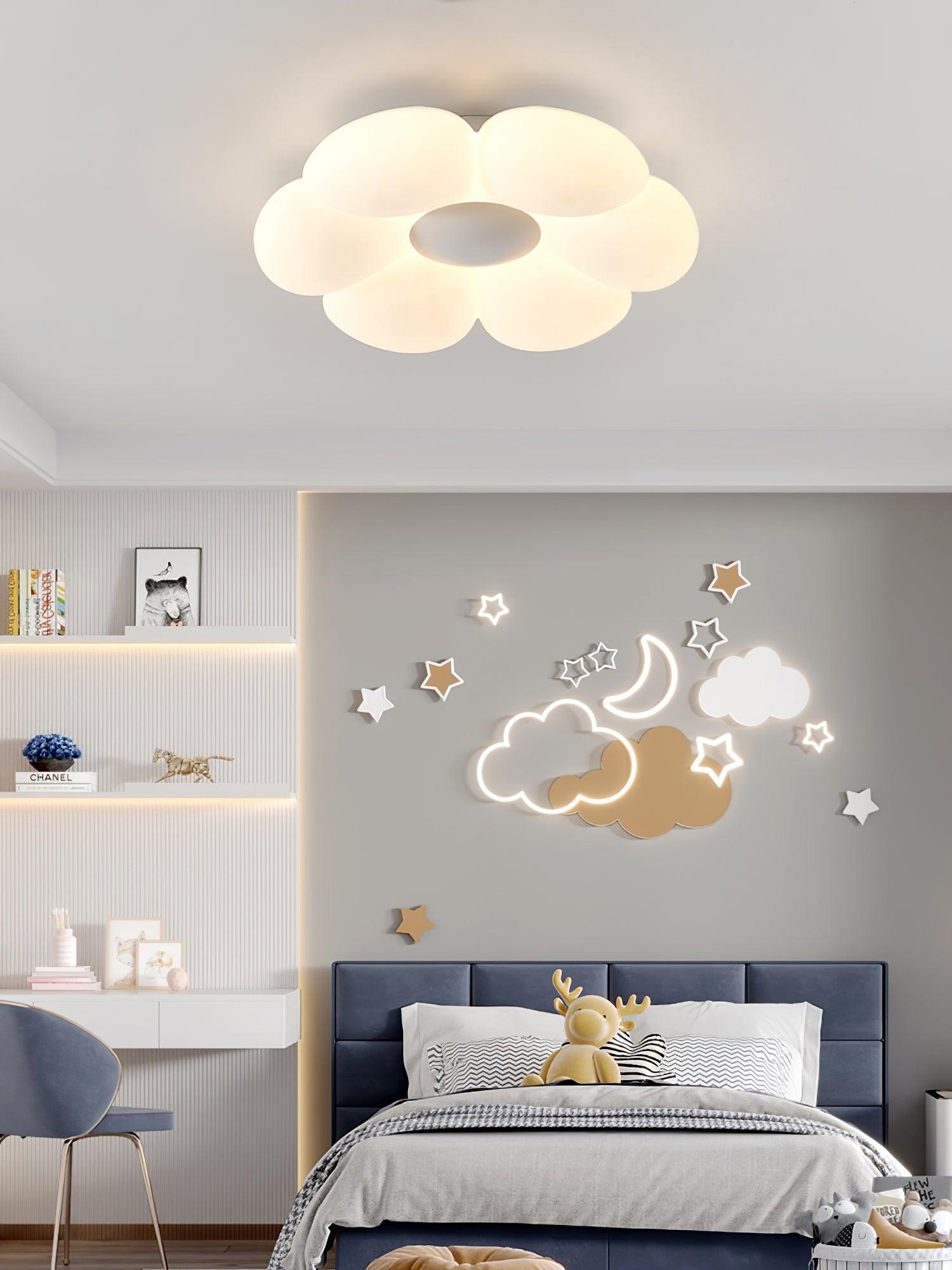 Six-leaf Flower Kids Room Ceiling Lamp - Blowlighting
