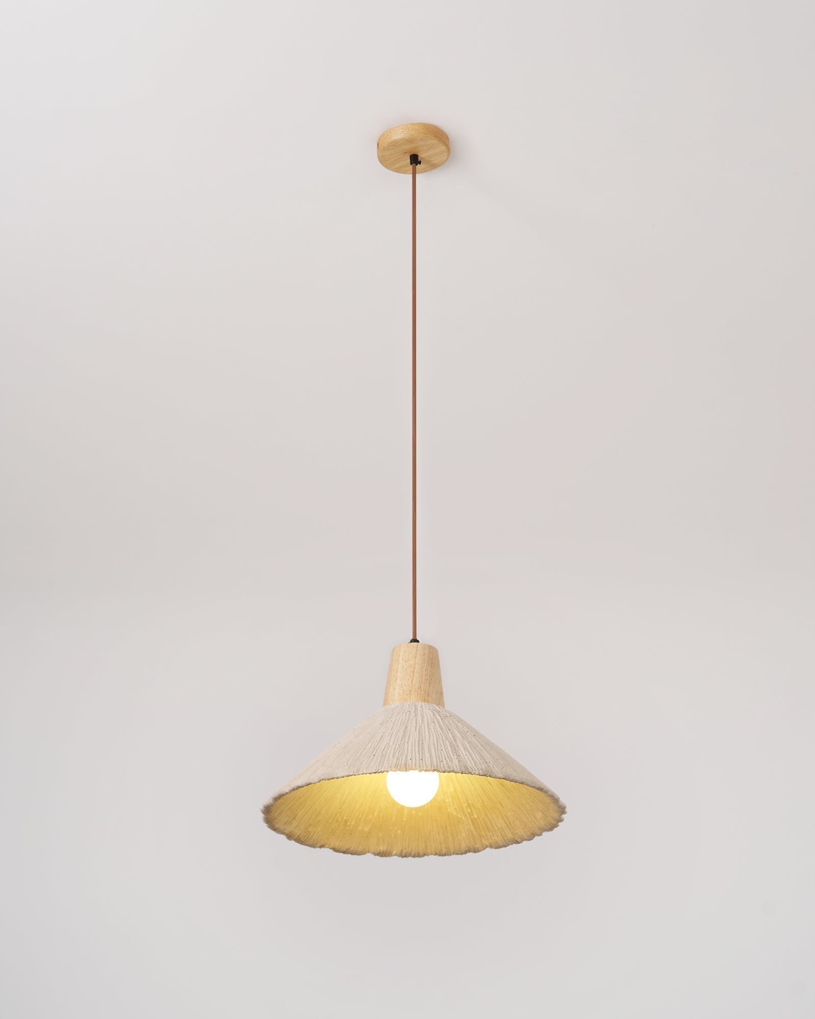 Sawyer Minimalistische Zement-Pendelleuchte-Letslighting
